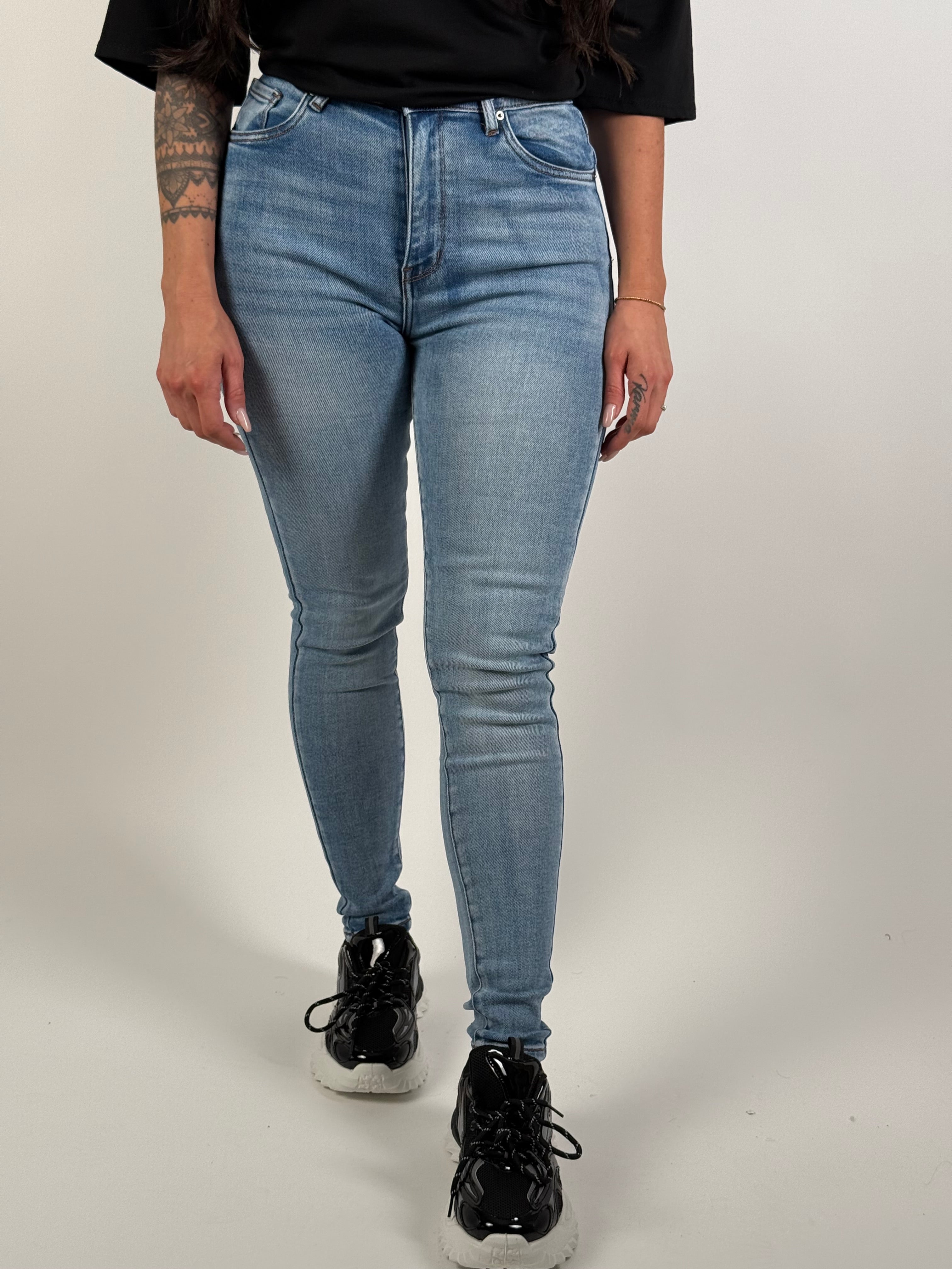 Jeans V 8638 Skinny Blauw