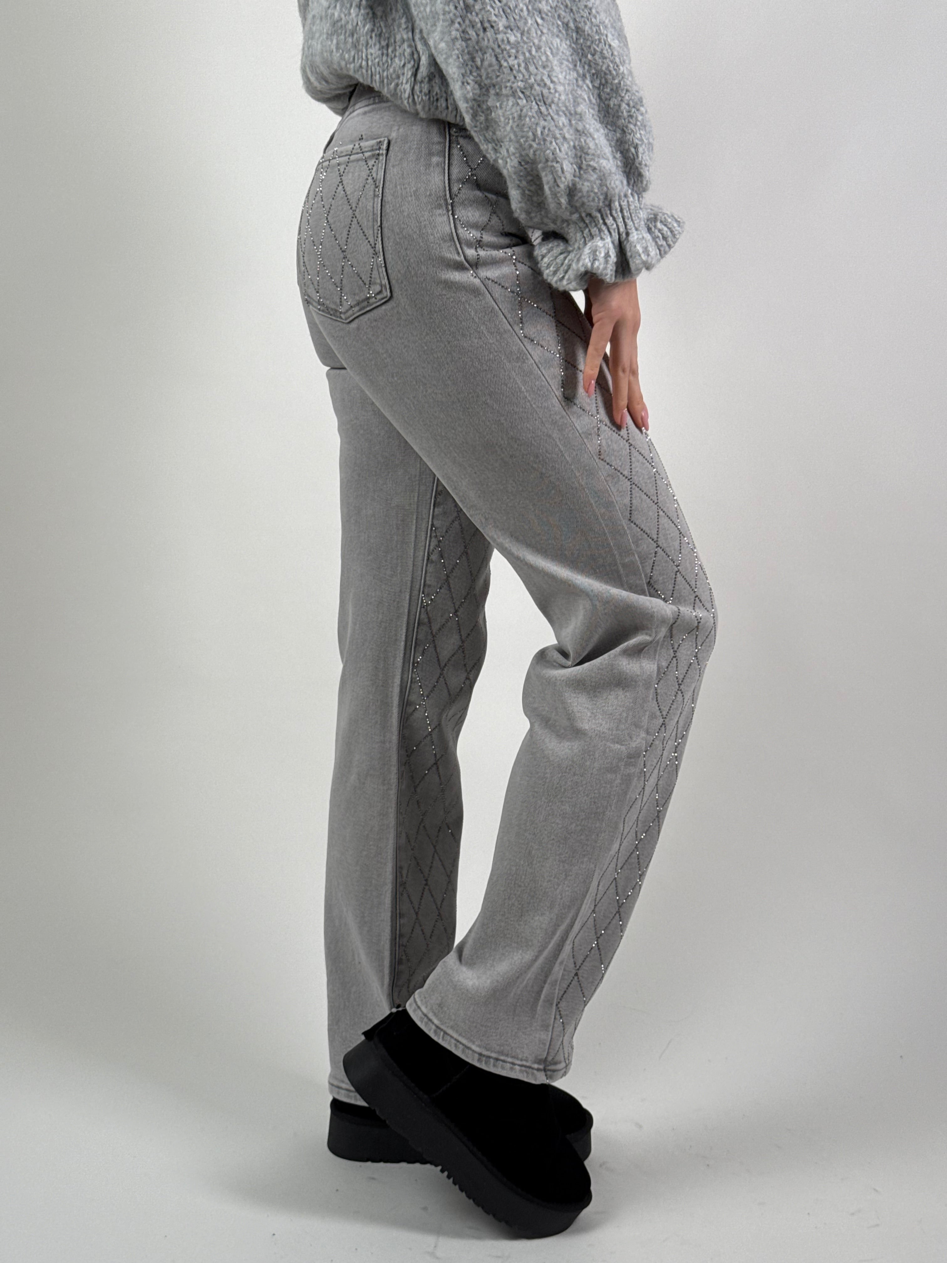 Jeans L 241-18 Straight Grijs