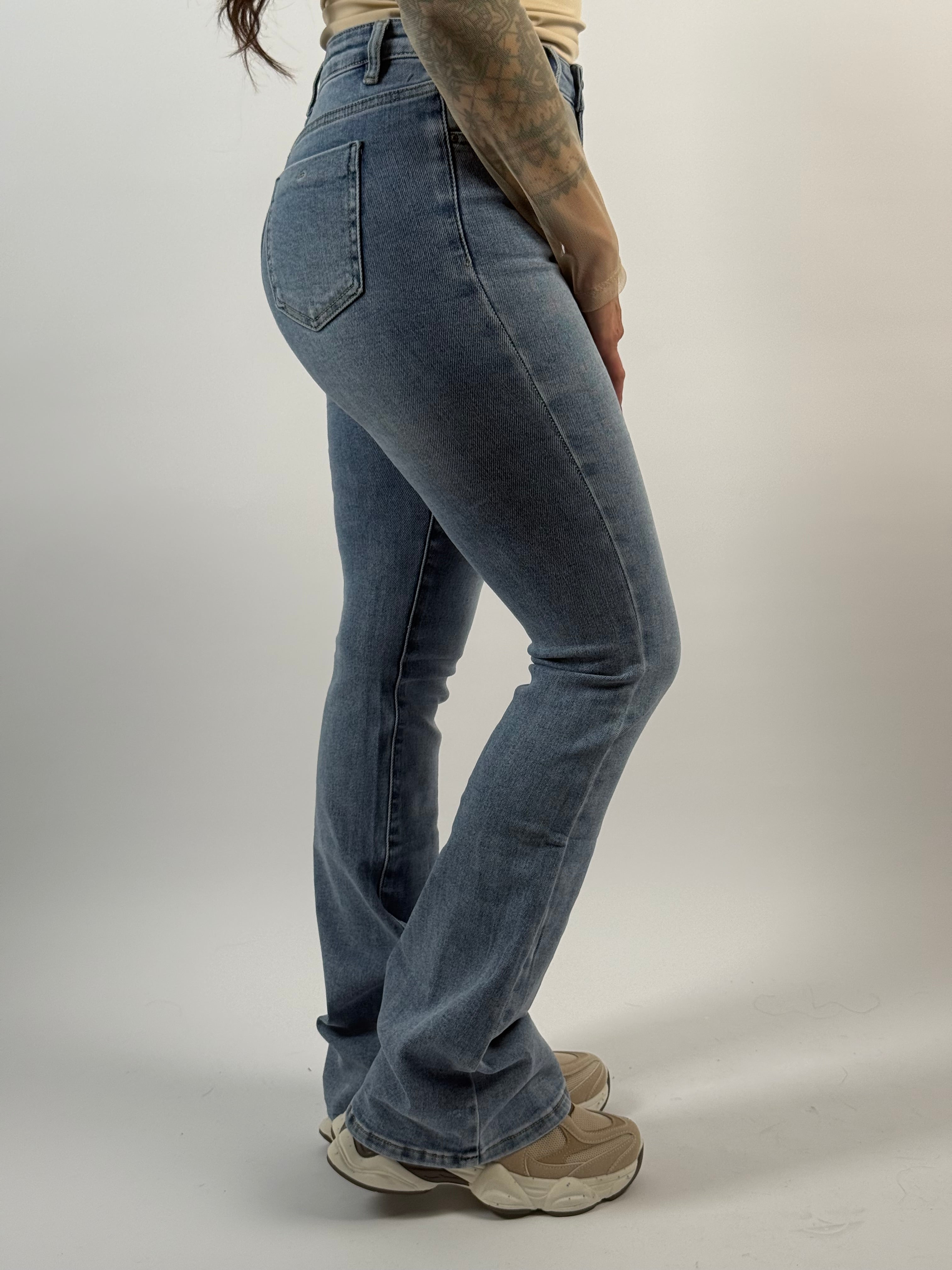 Jeans H 6156-16 Flared Blauw