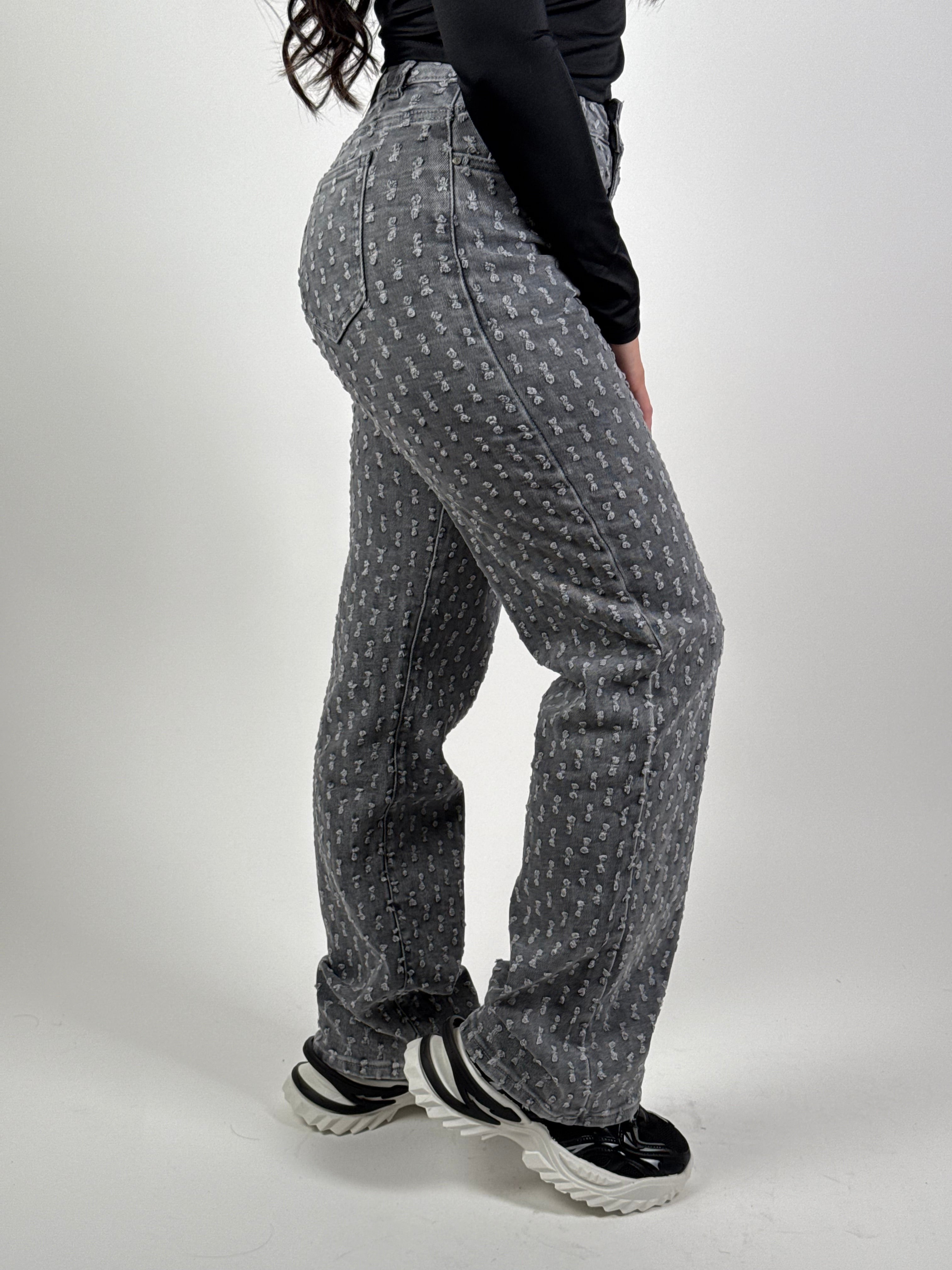 Jeans H 655-3 Wide Leg Grijs