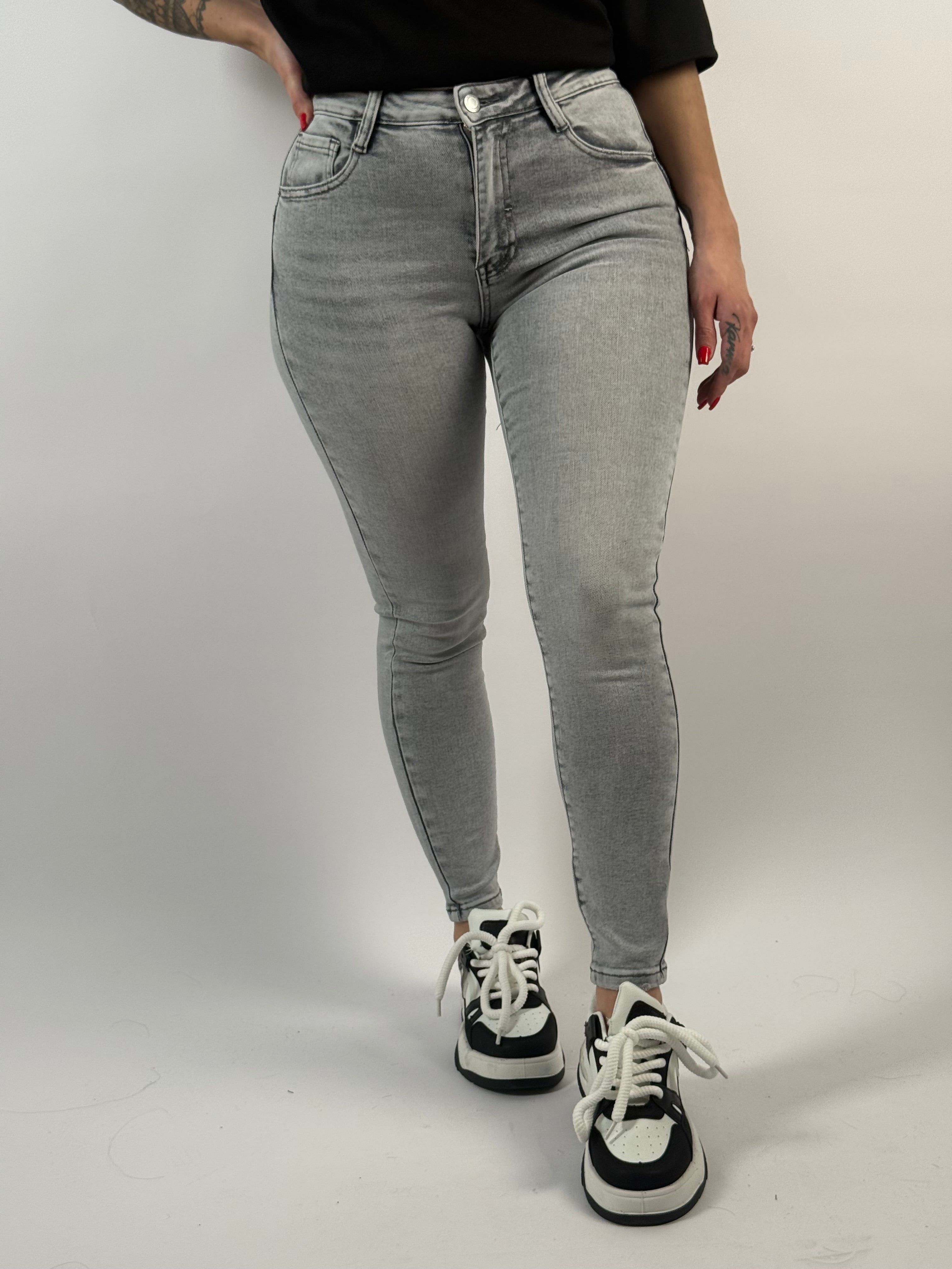 Jeans L Skinny 355-15 Grijs