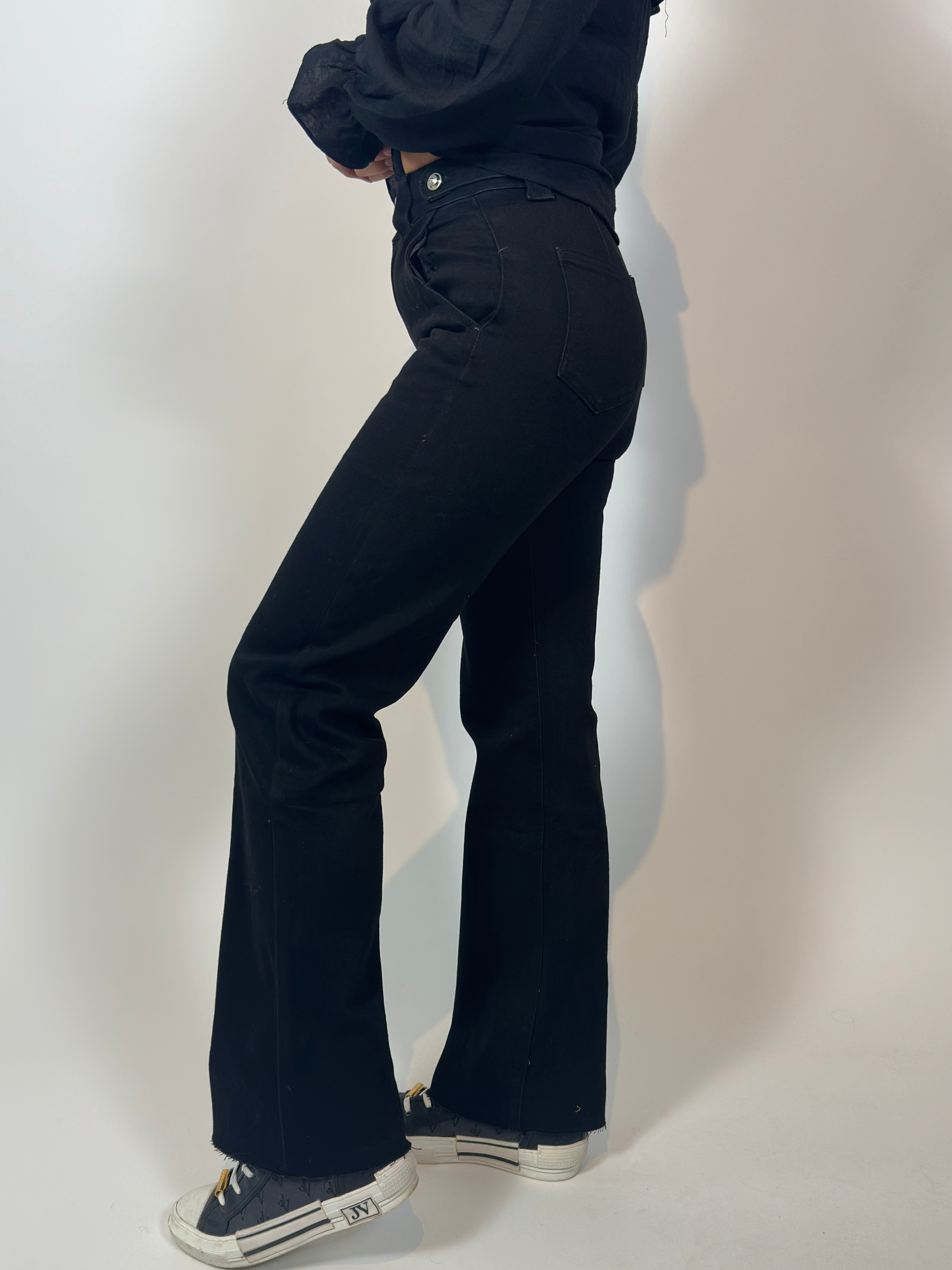Jeans R 7308 Straight Zwart