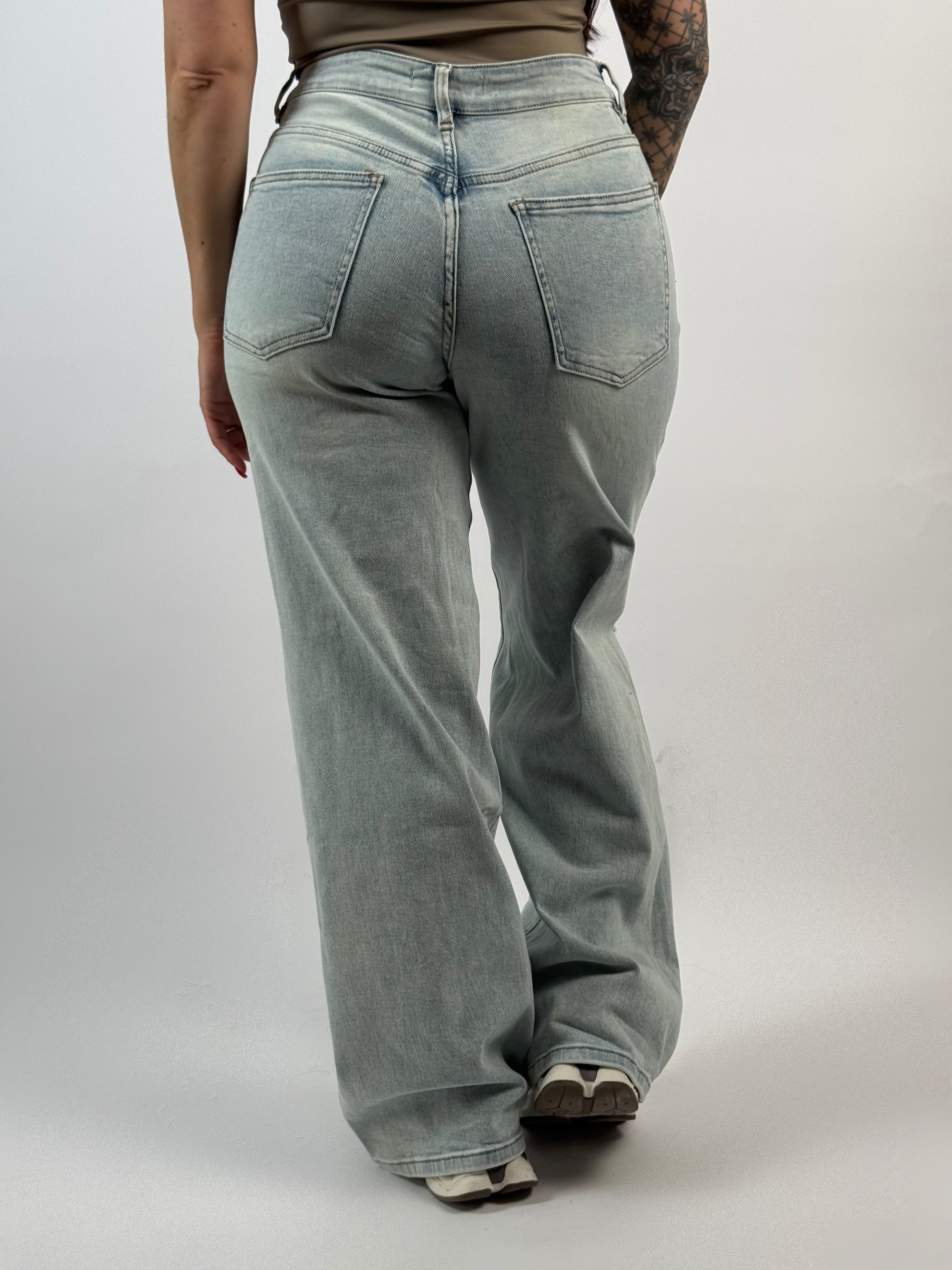 Jeans L 3370-2 Wide Blauw