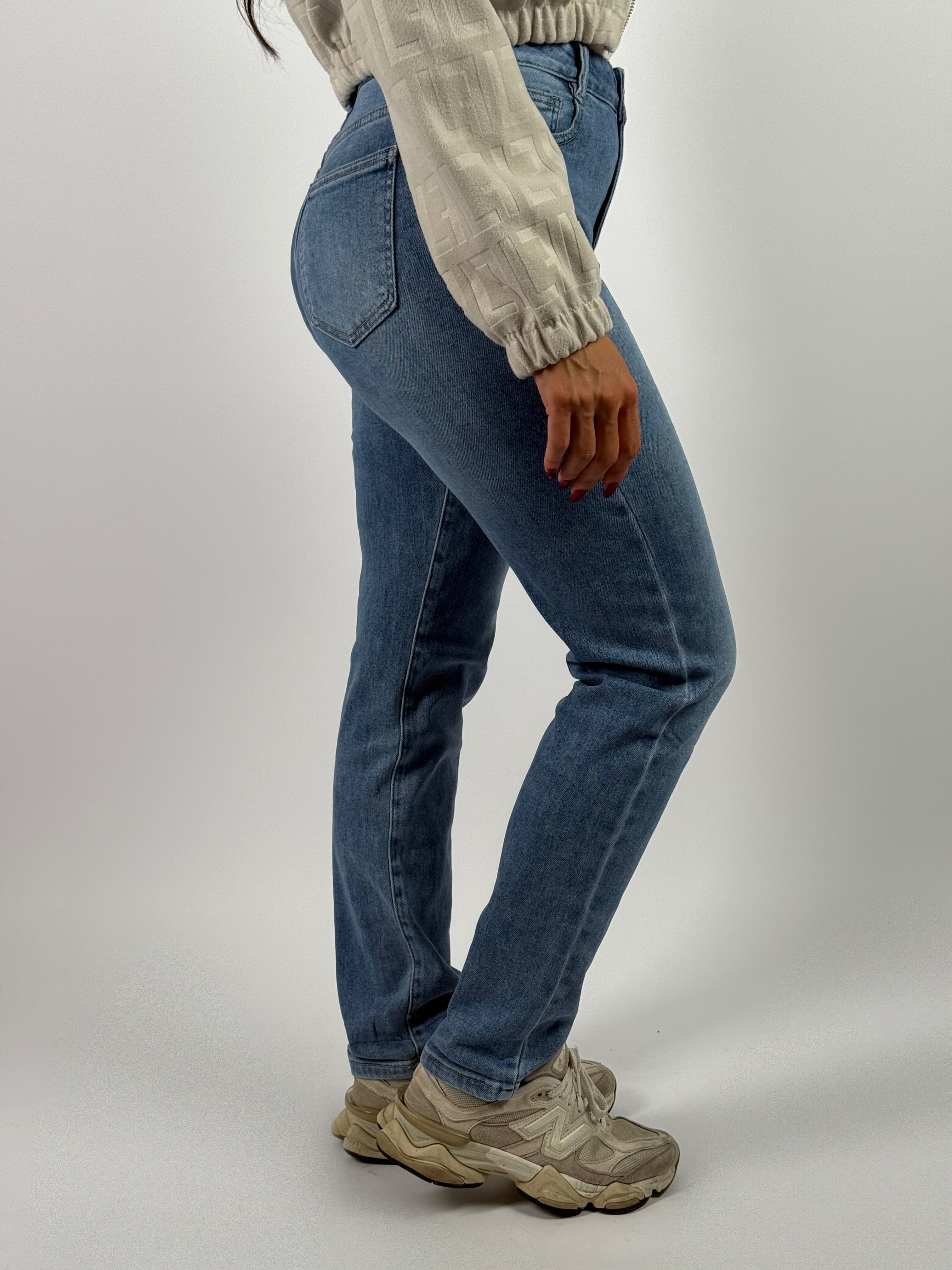 Jeans H 6750-3 Mom Blauw