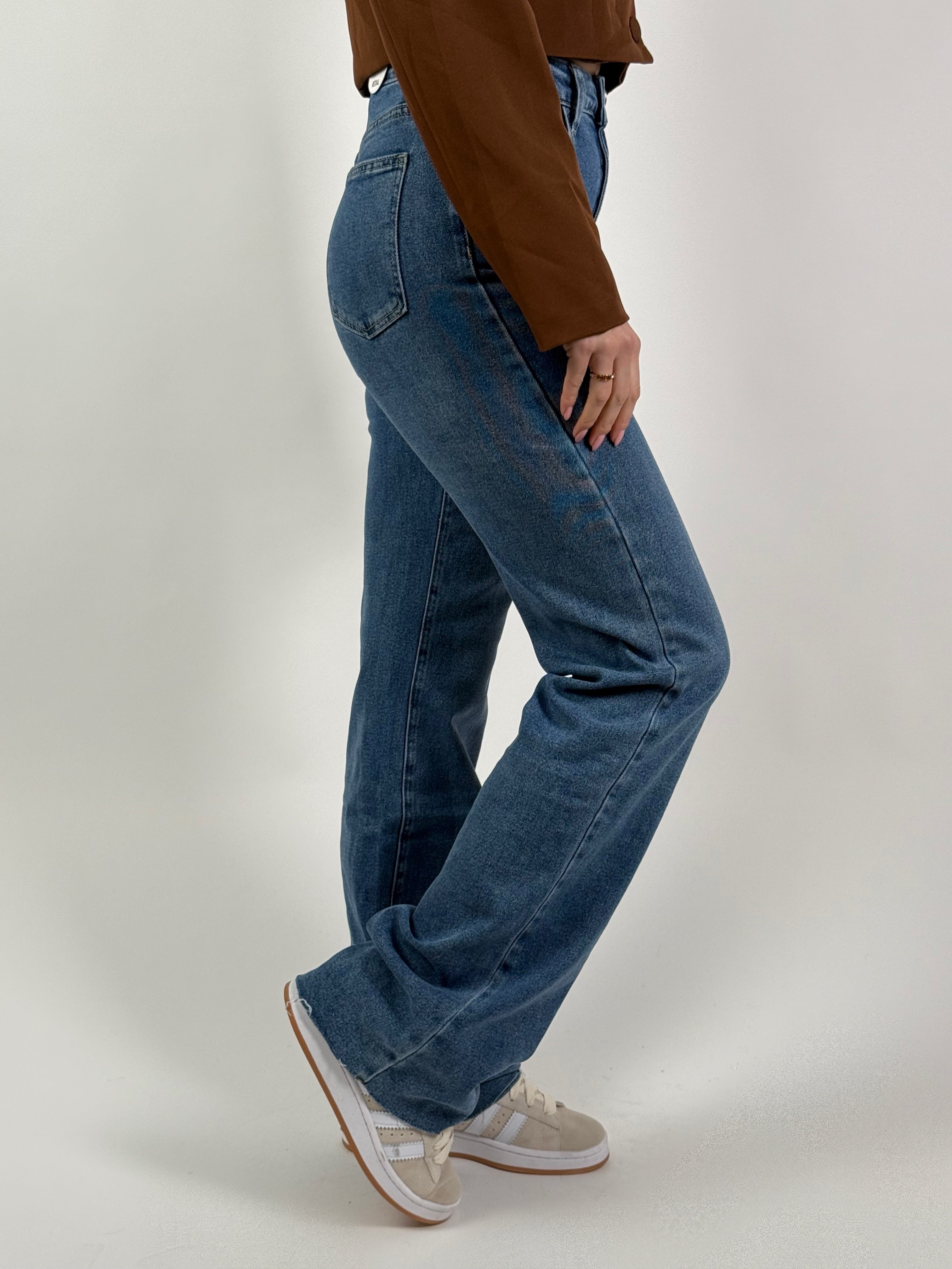Jeans R 2623 Extra Long Straight Blauw