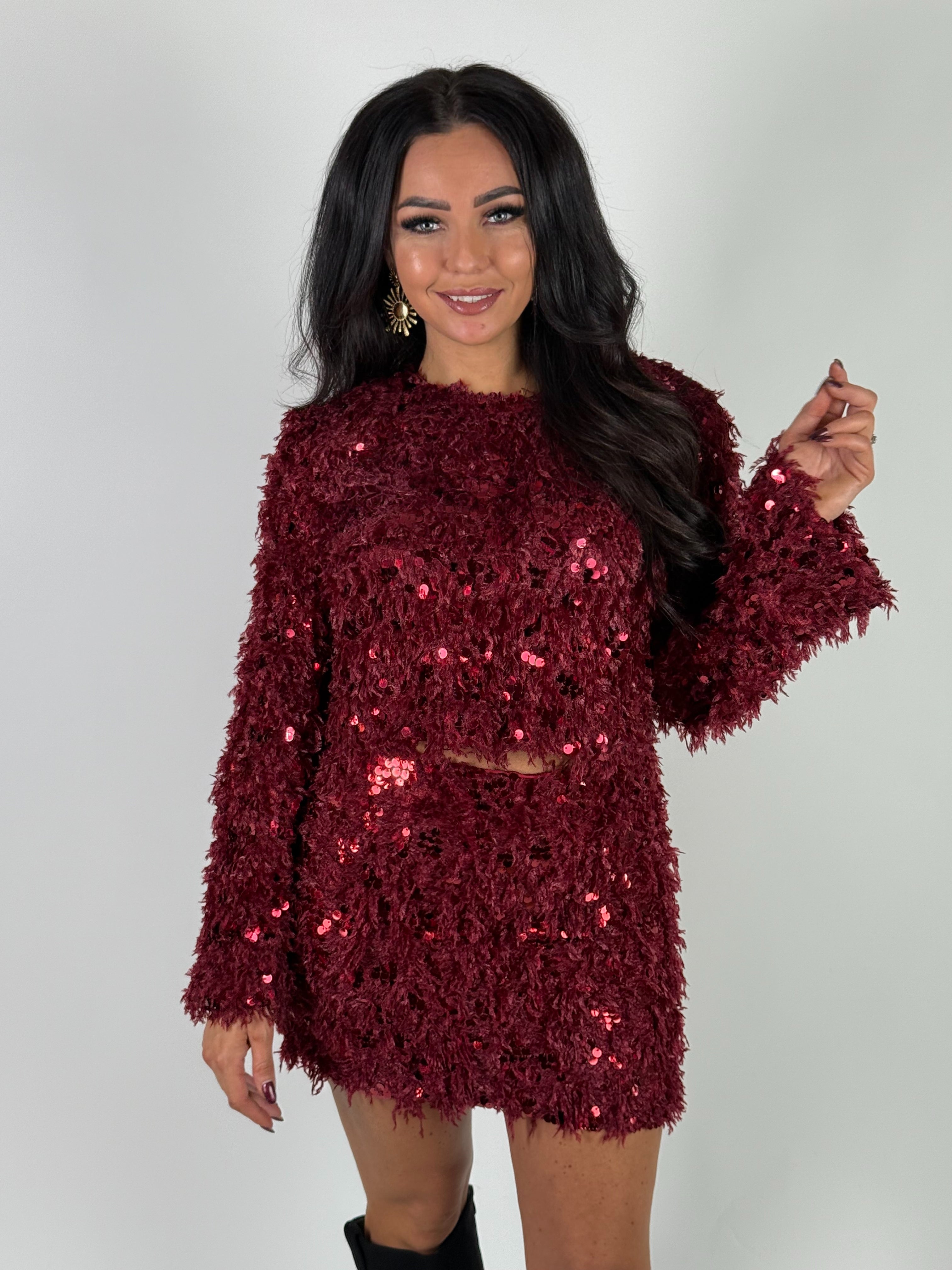 Rok Fluffy 3741 Rood