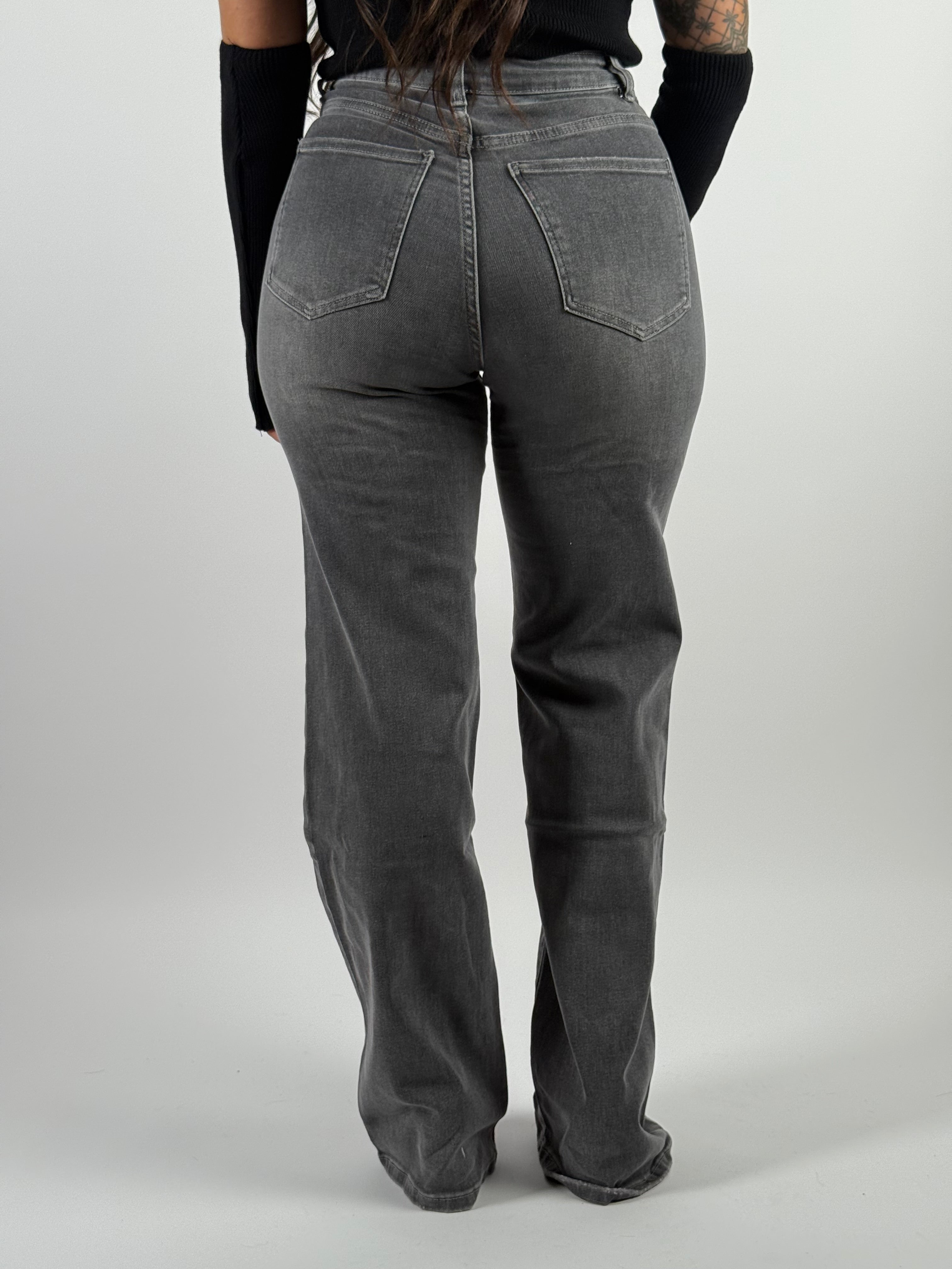 Jeans 6270 Extra Long Straight Grijs
