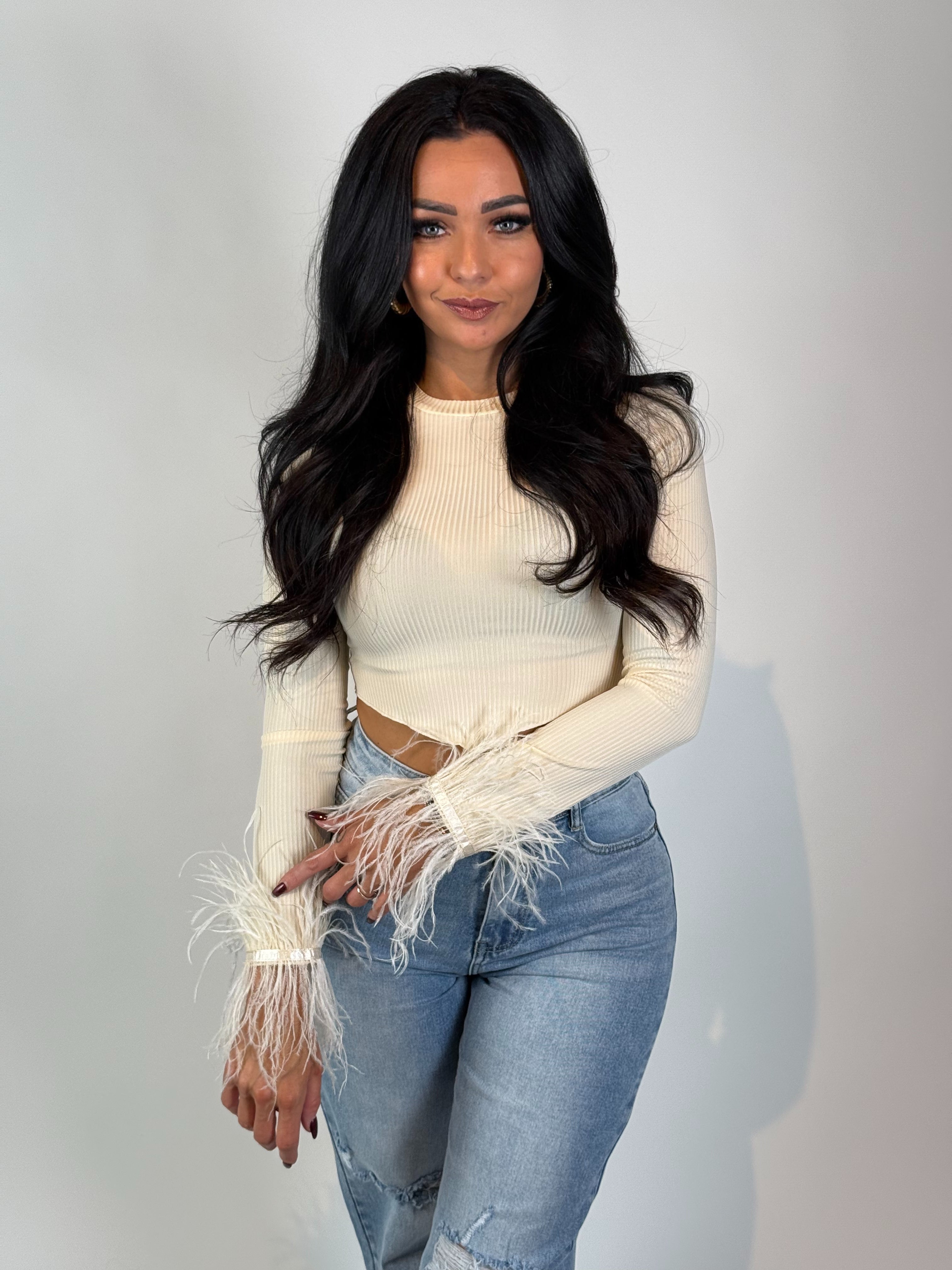 Top Flam Veer Beige
