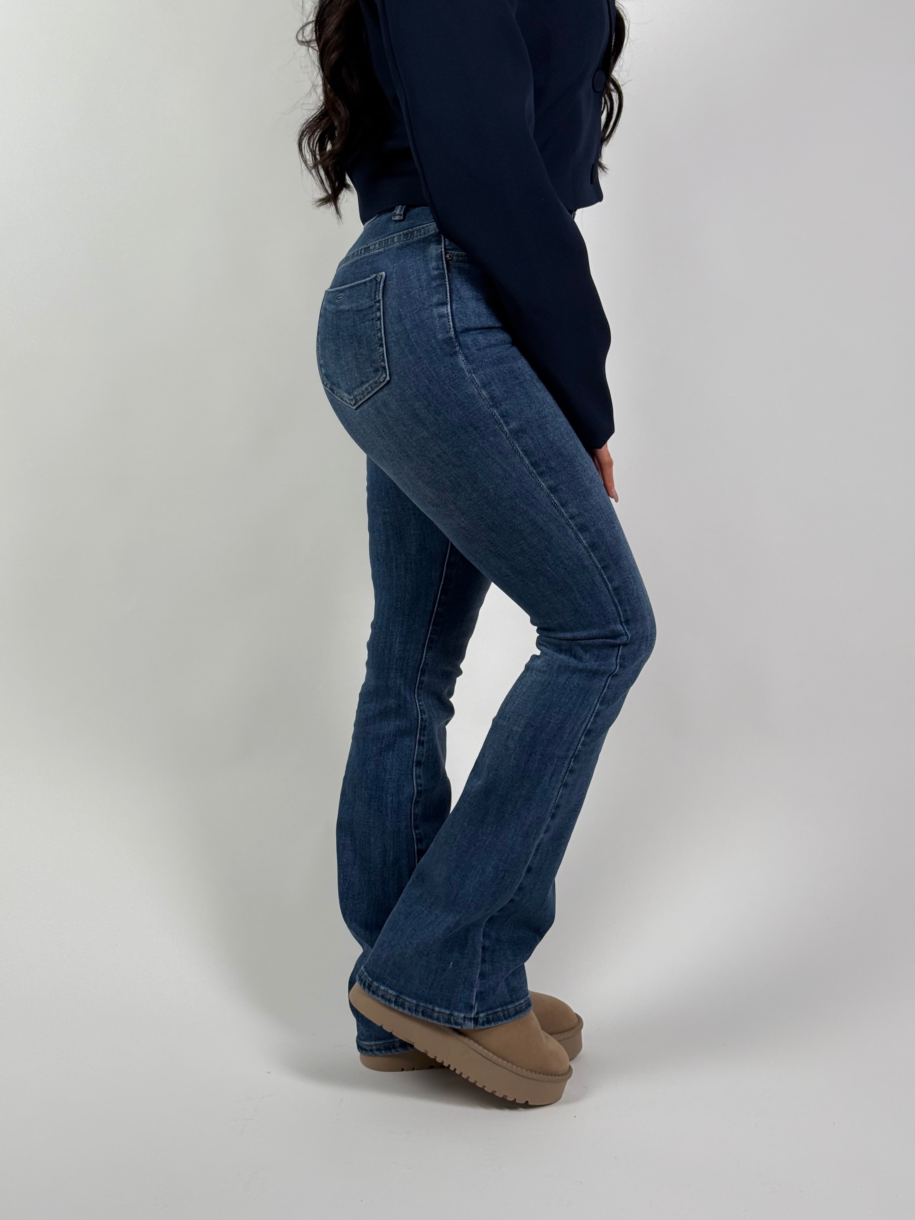 Jeans H 6156-2 Flared Blauw