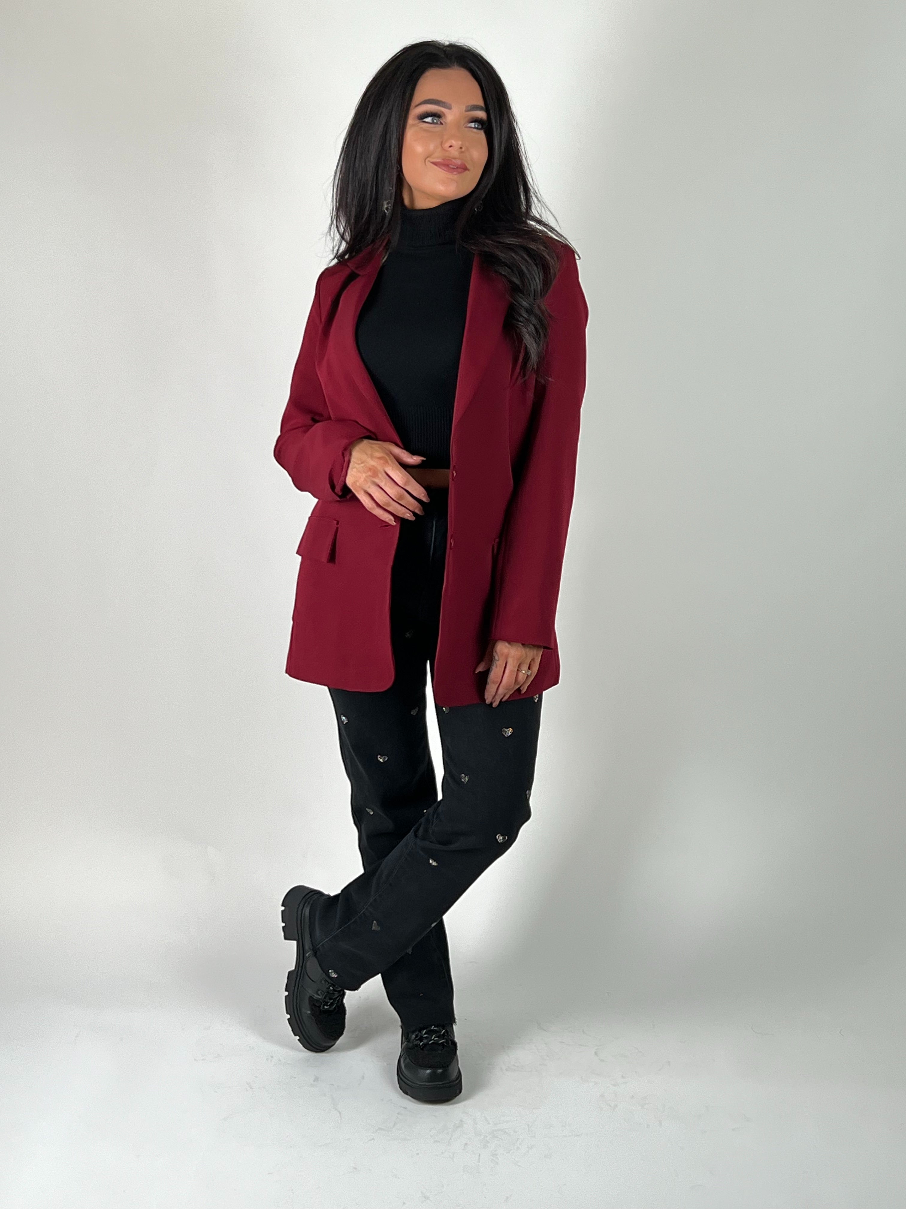 Jeans R 2132 Hartjes Straight Zwart