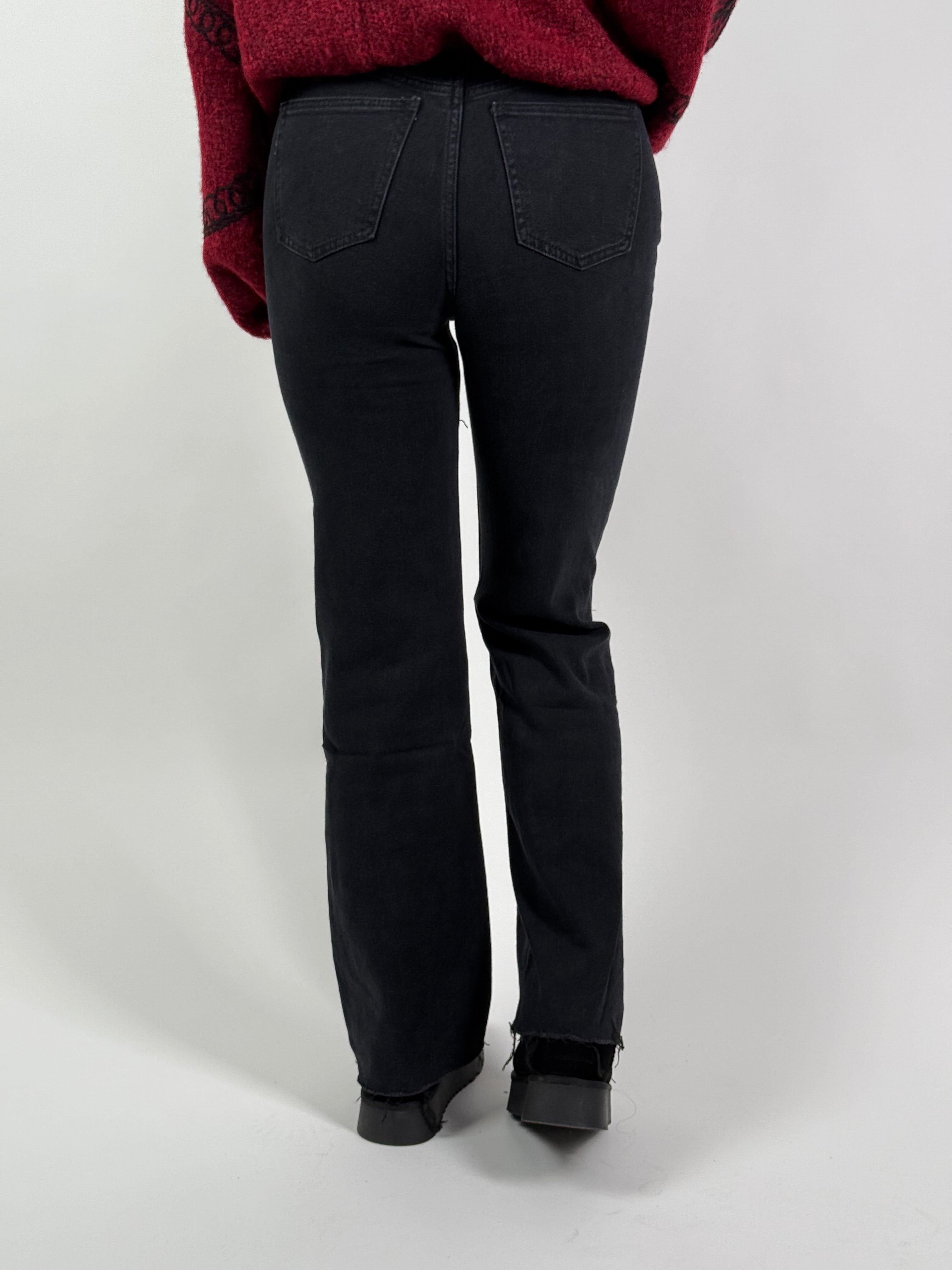 Jeans R 2188 Wide Leg Zwart