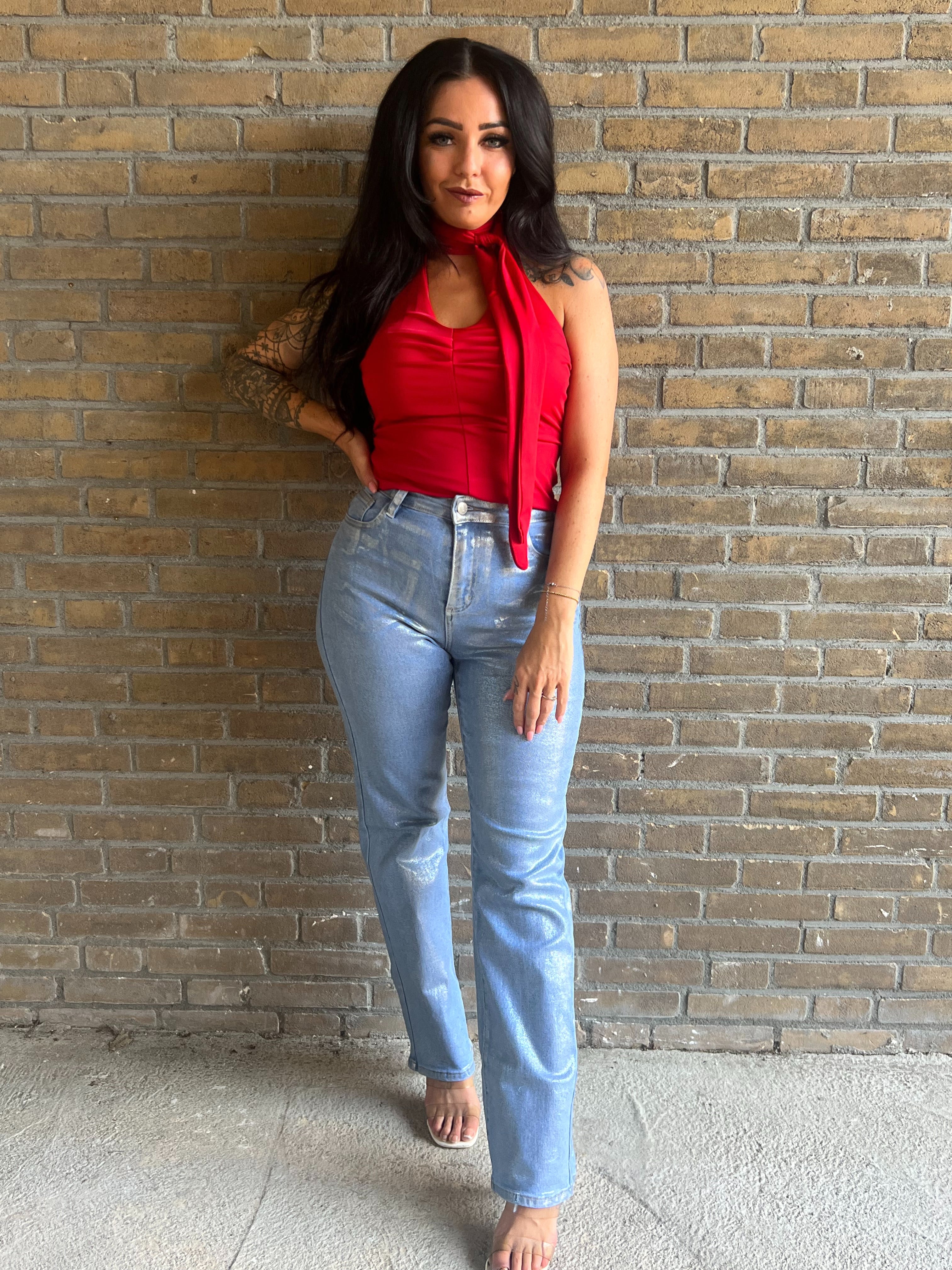 Top Bow Red