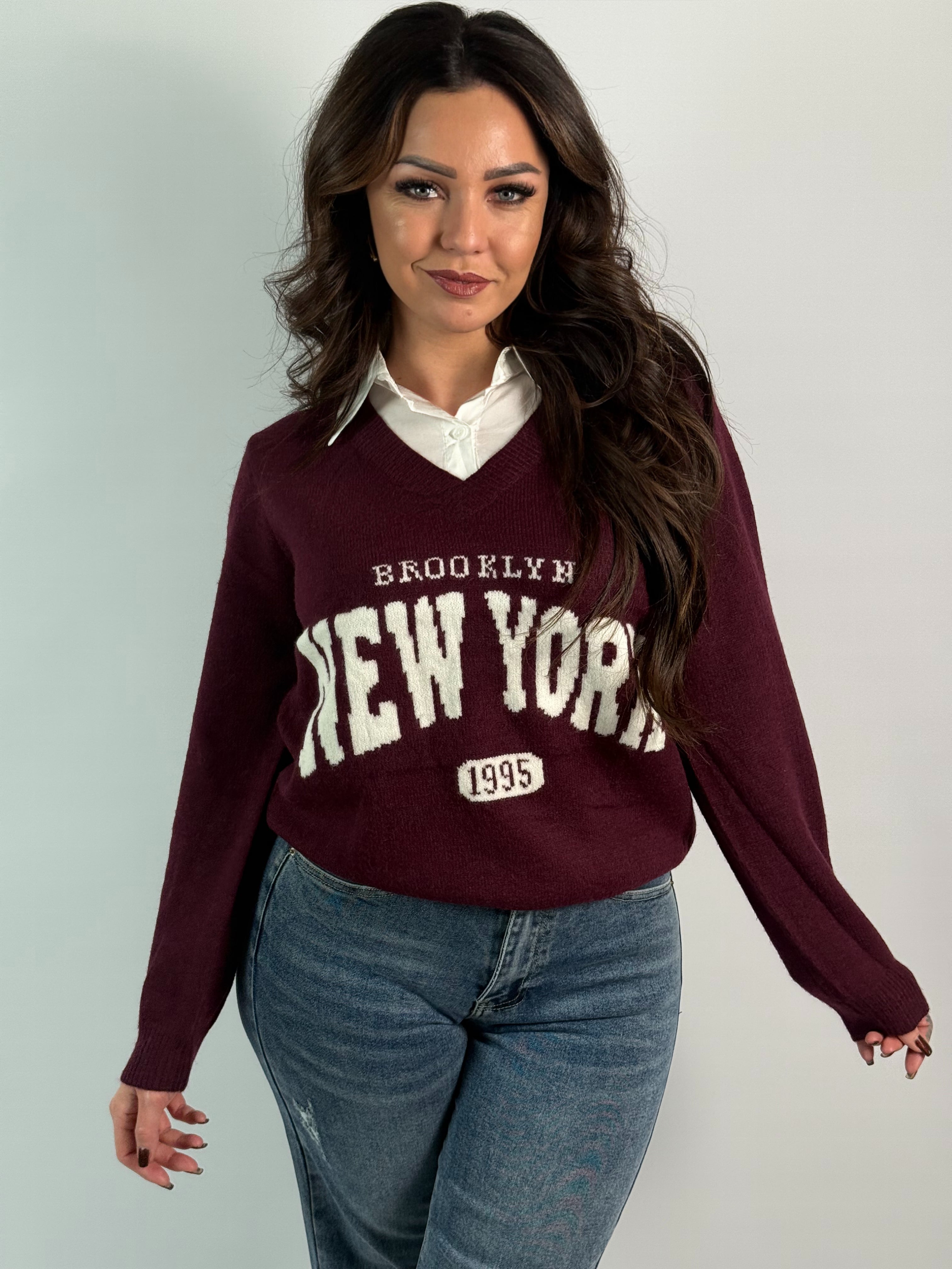 Trui NY Blouse Bordeaux