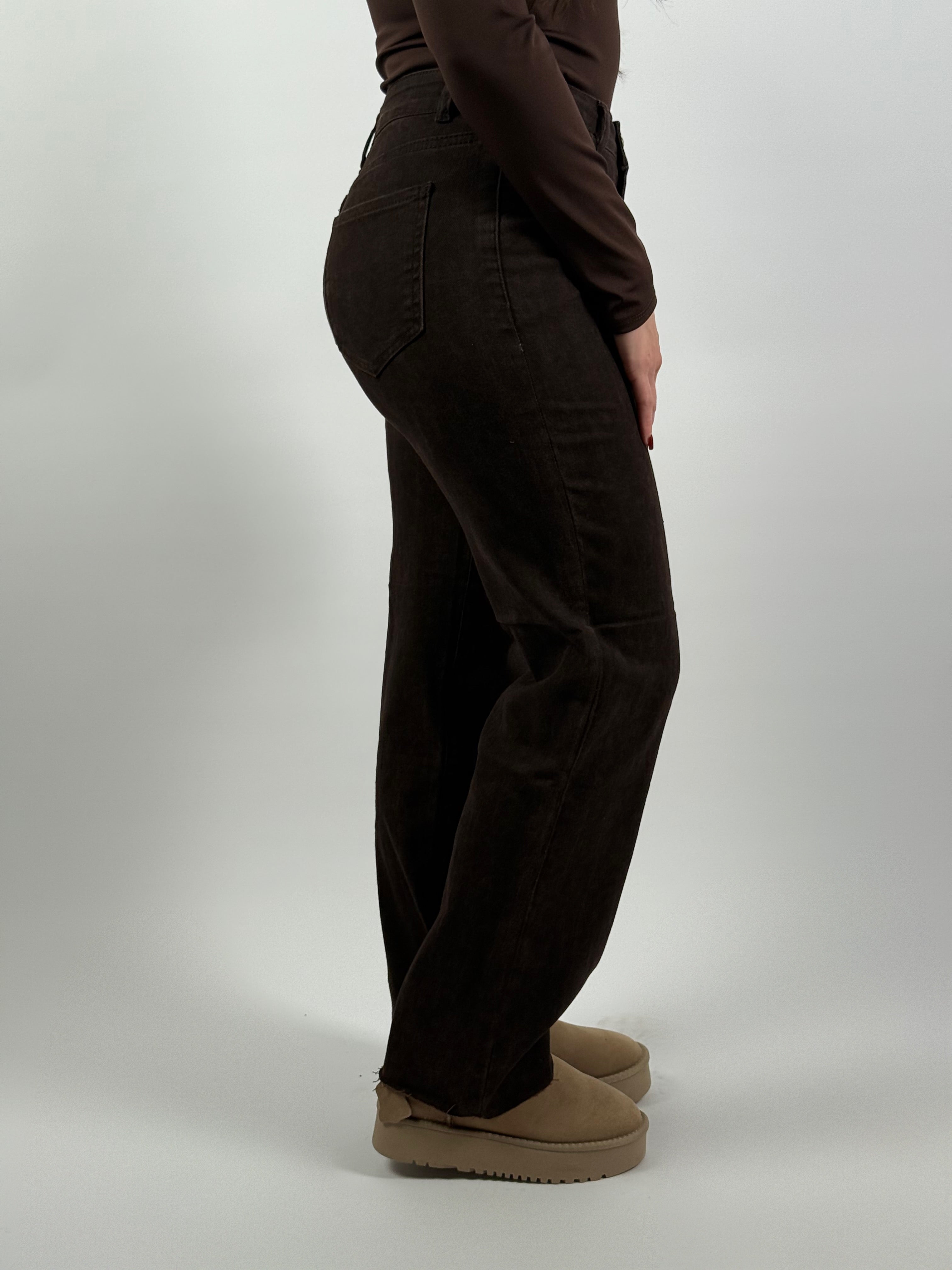 Jeans F 2328 Leo Straight Bruin