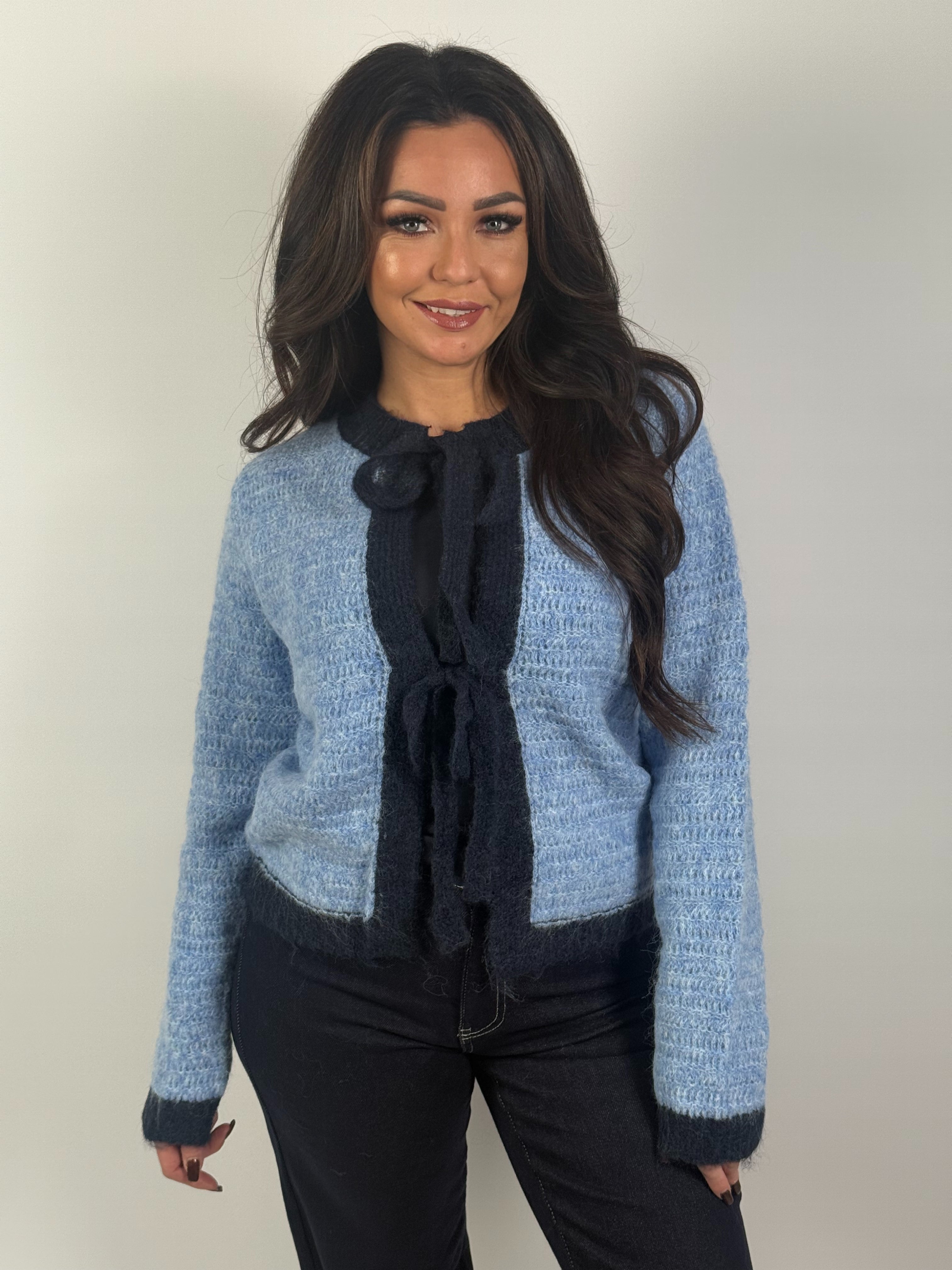 Vest Strik 108 Blauw