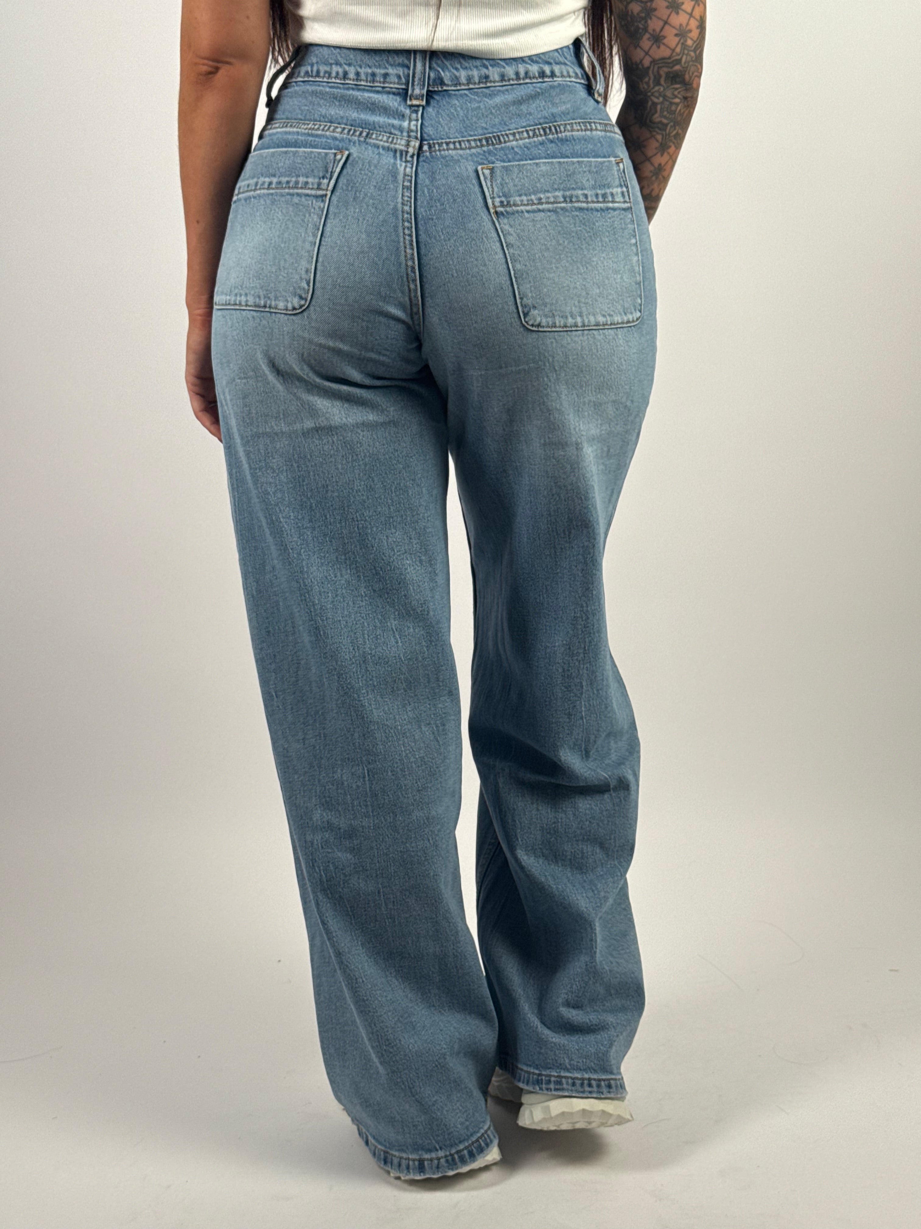 Jeans M 793 Wide Leg Blauw