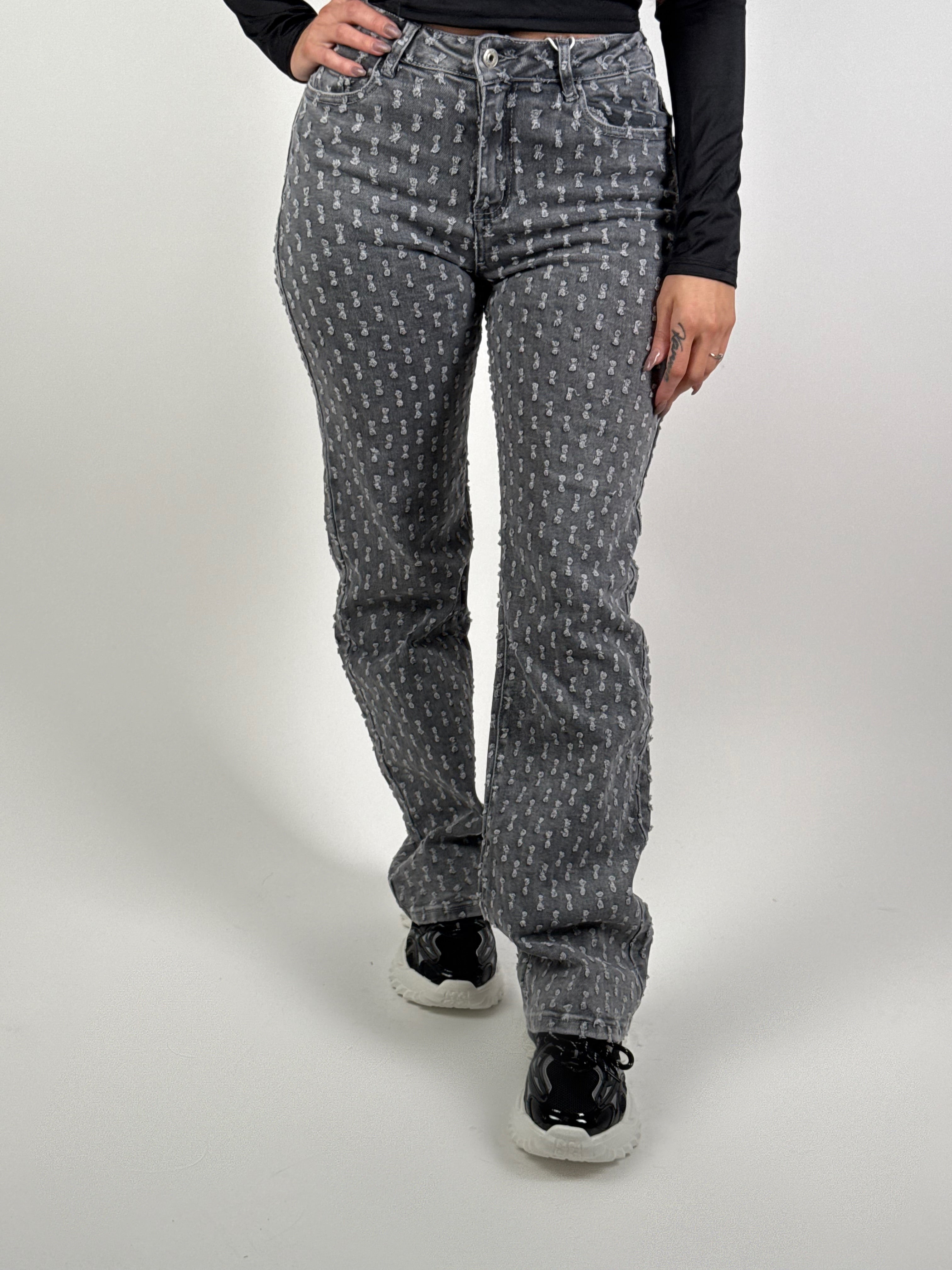 Jeans H 655-3 Wide Leg Grijs