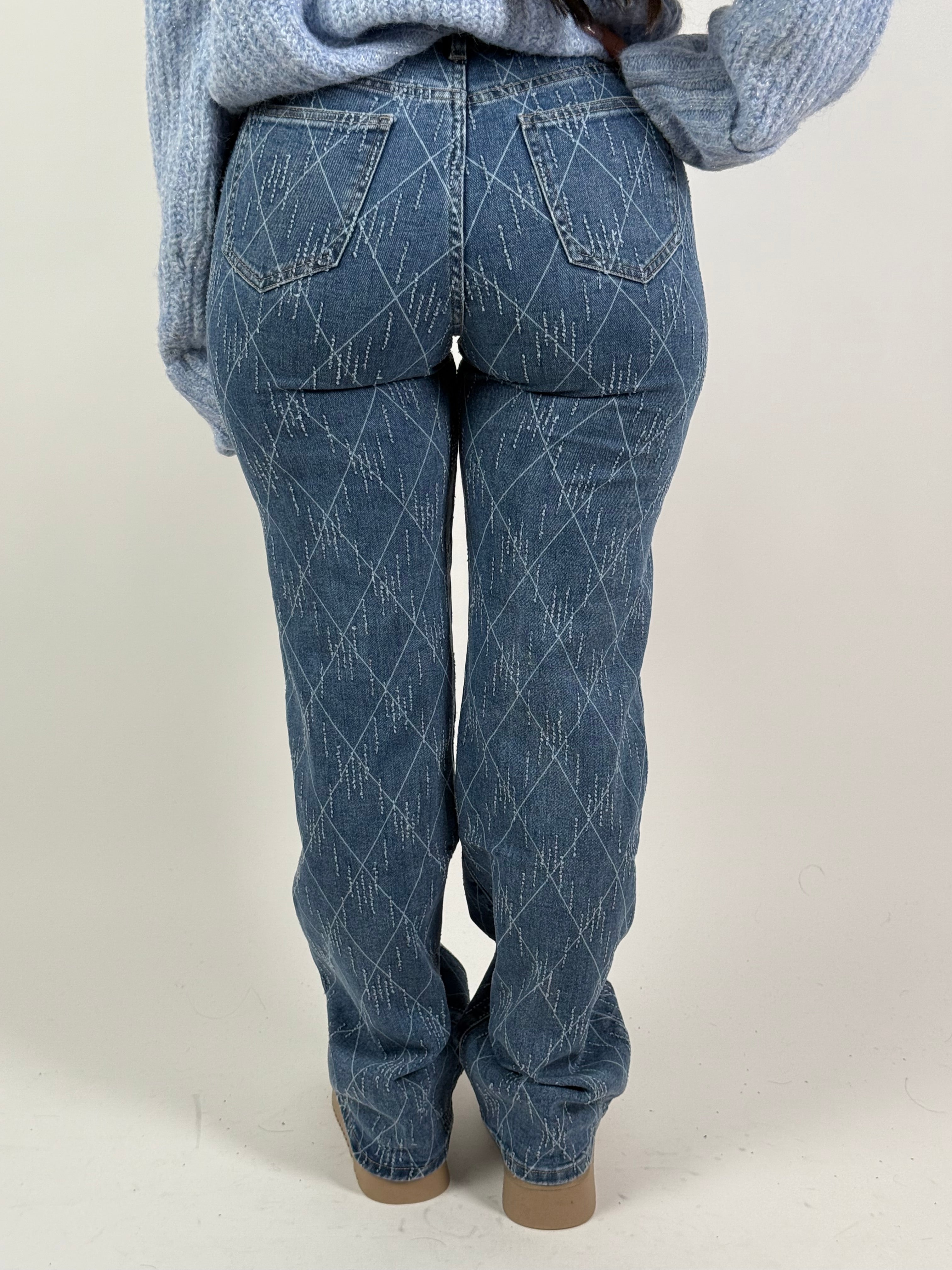 Jeans H 810 Wide Leg Blauw