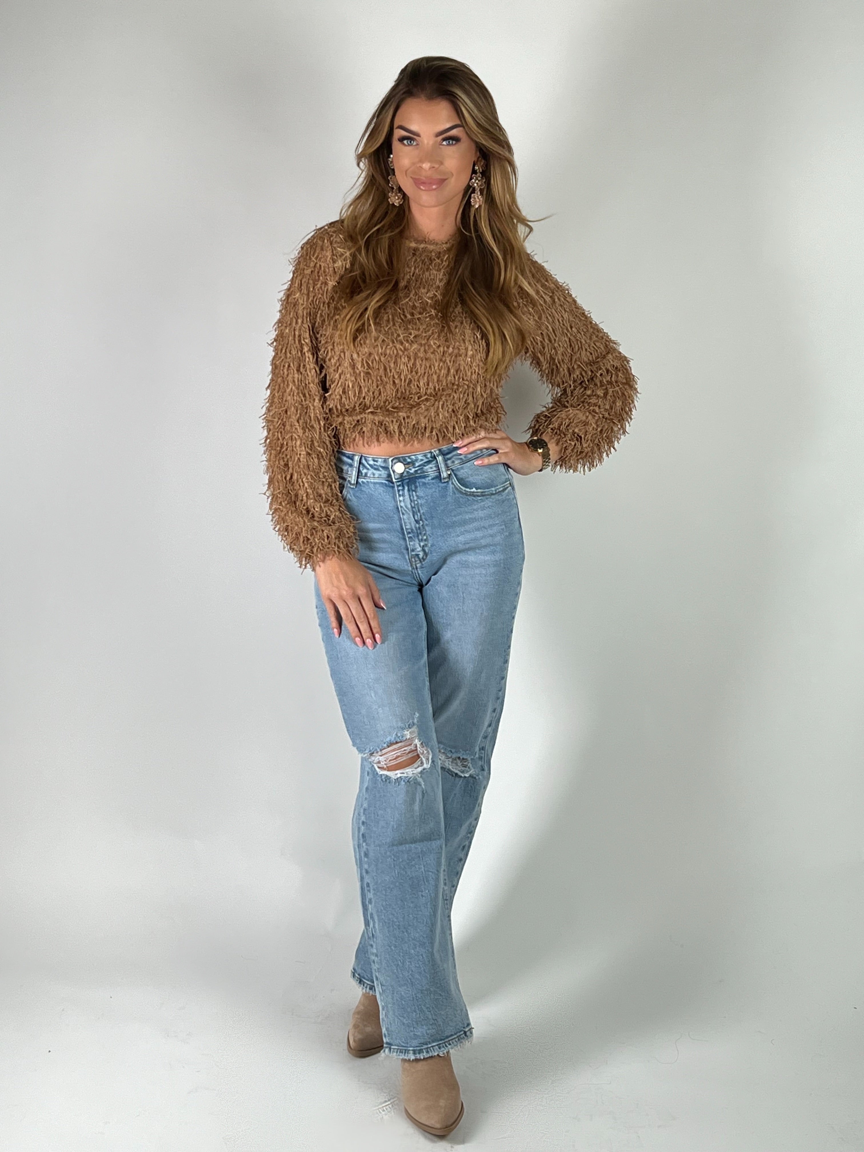Jeans Q 3329 Wide Leg Blauw