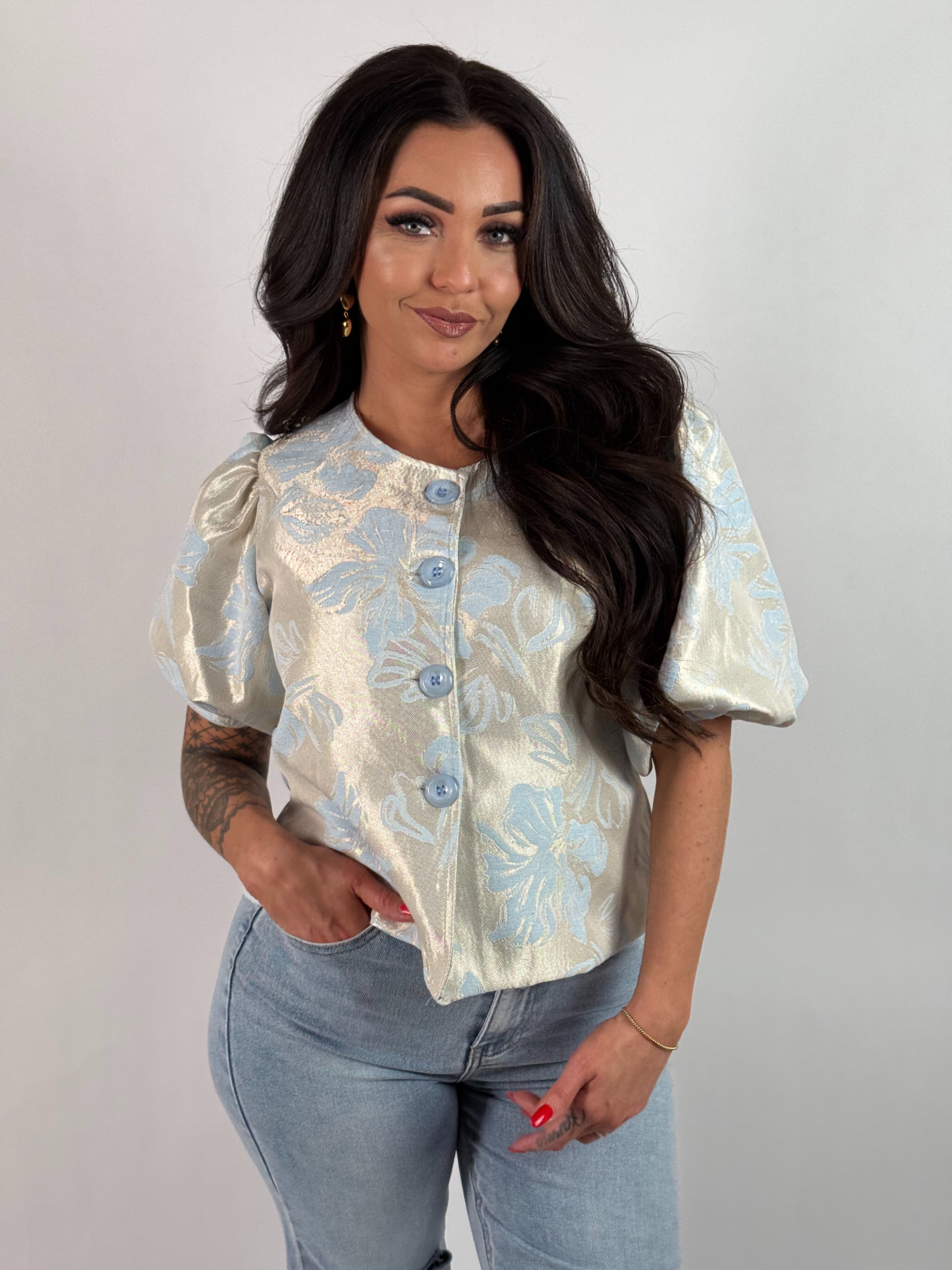 Jasje 591 Bloem Blauw