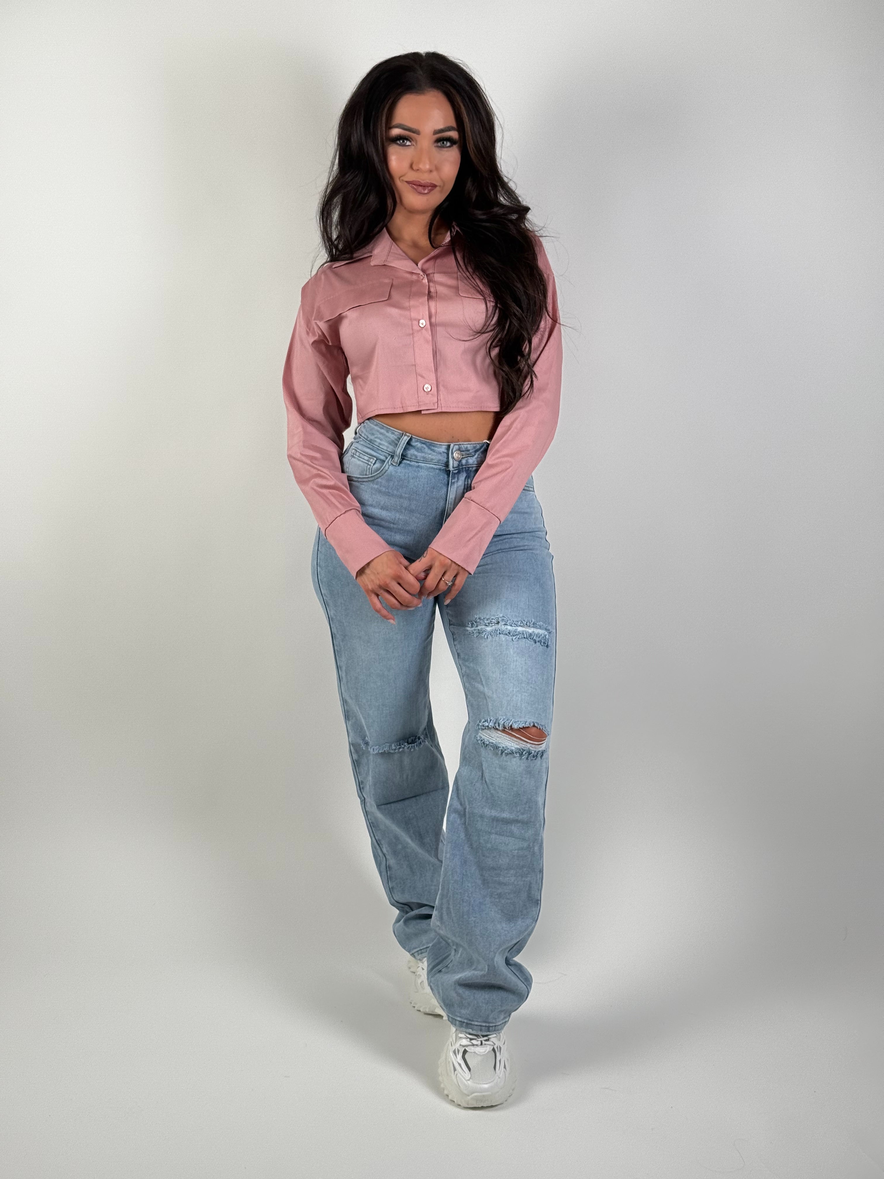 Jeans H 692-1 Wide Leg Blauw