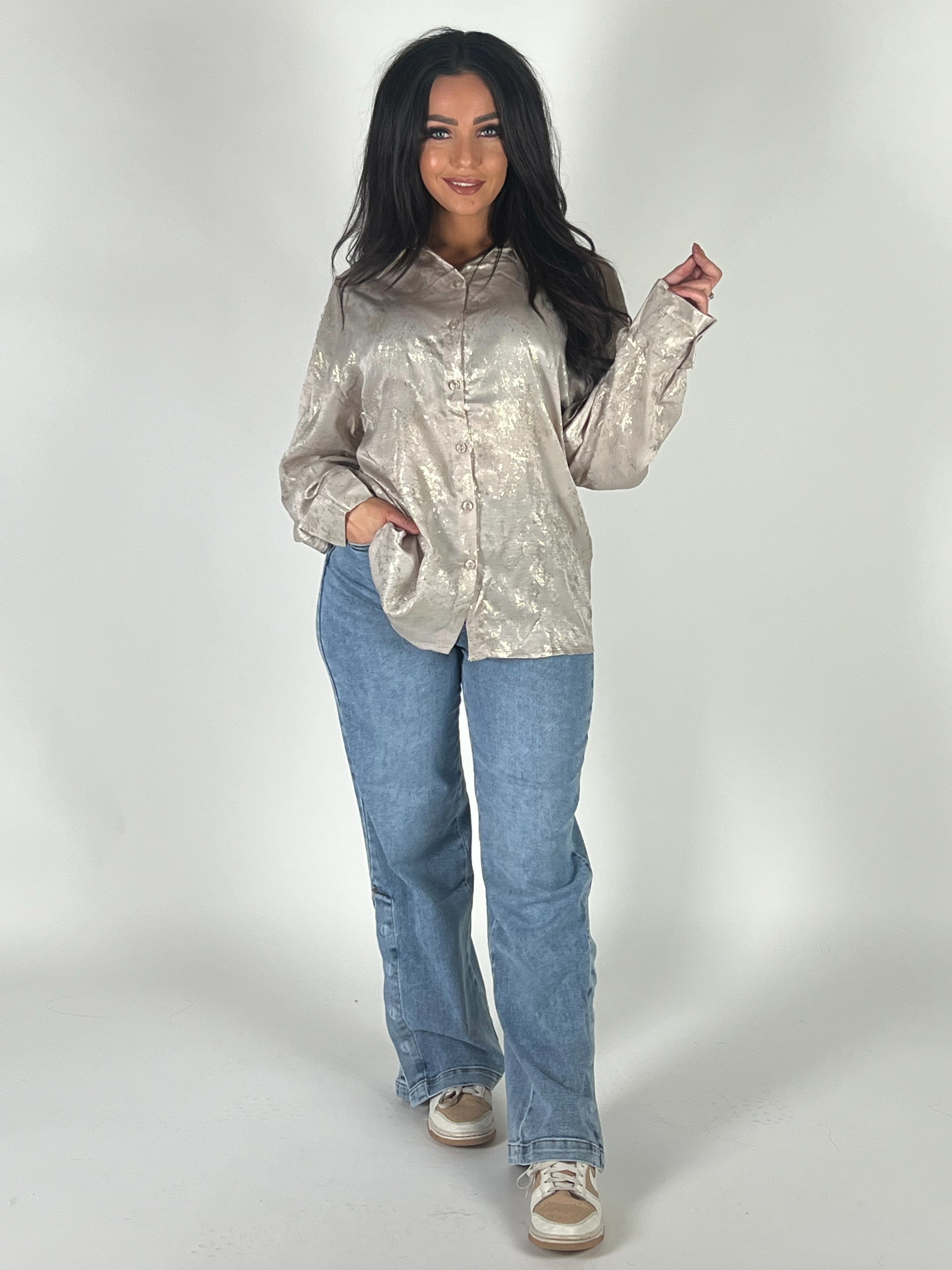 Jeans L 331-50 Wide Leg Blauw