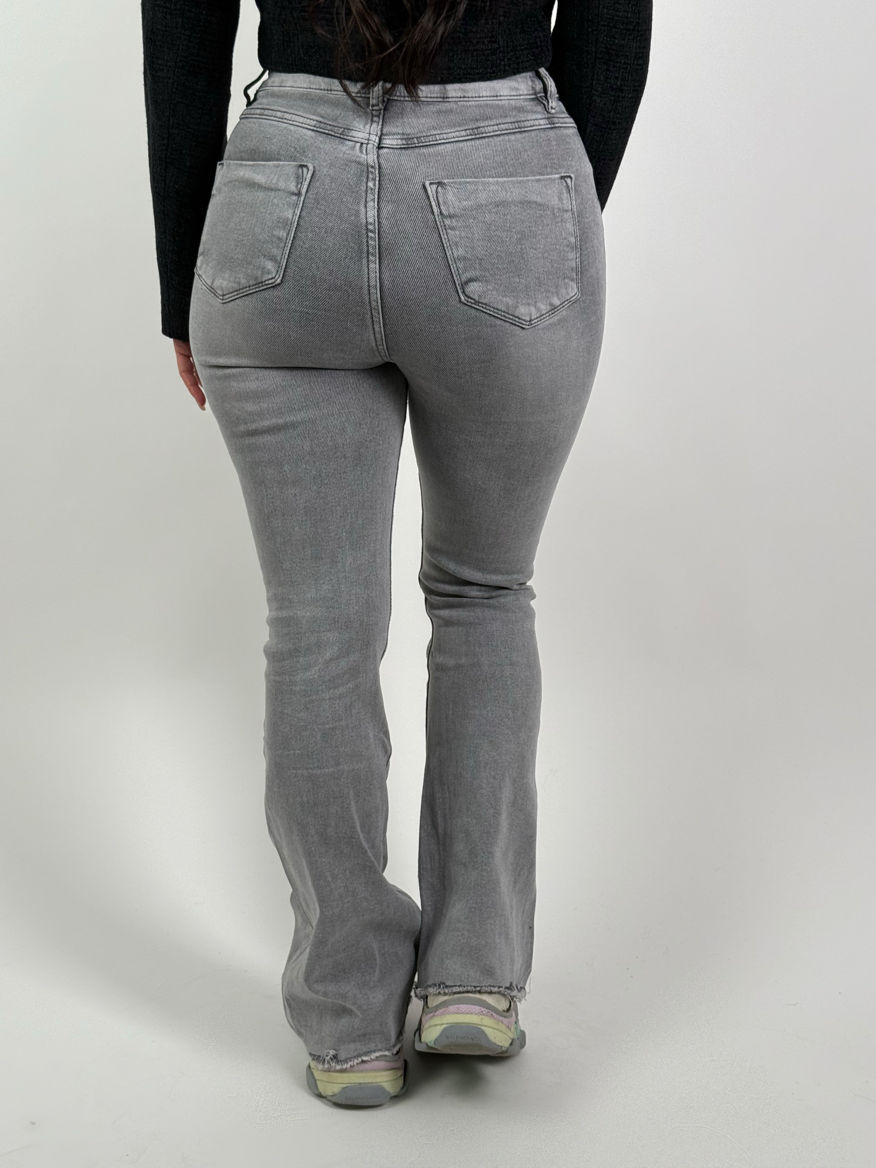 Jeans V Flared 8268 Grijs