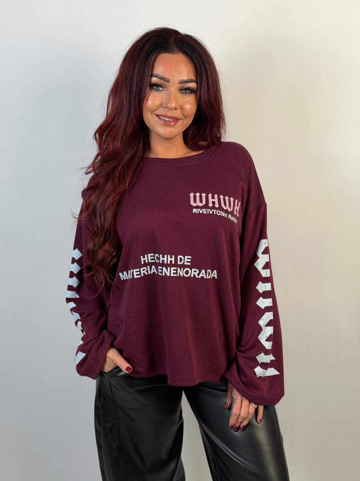 Sweater WH Bordeaux