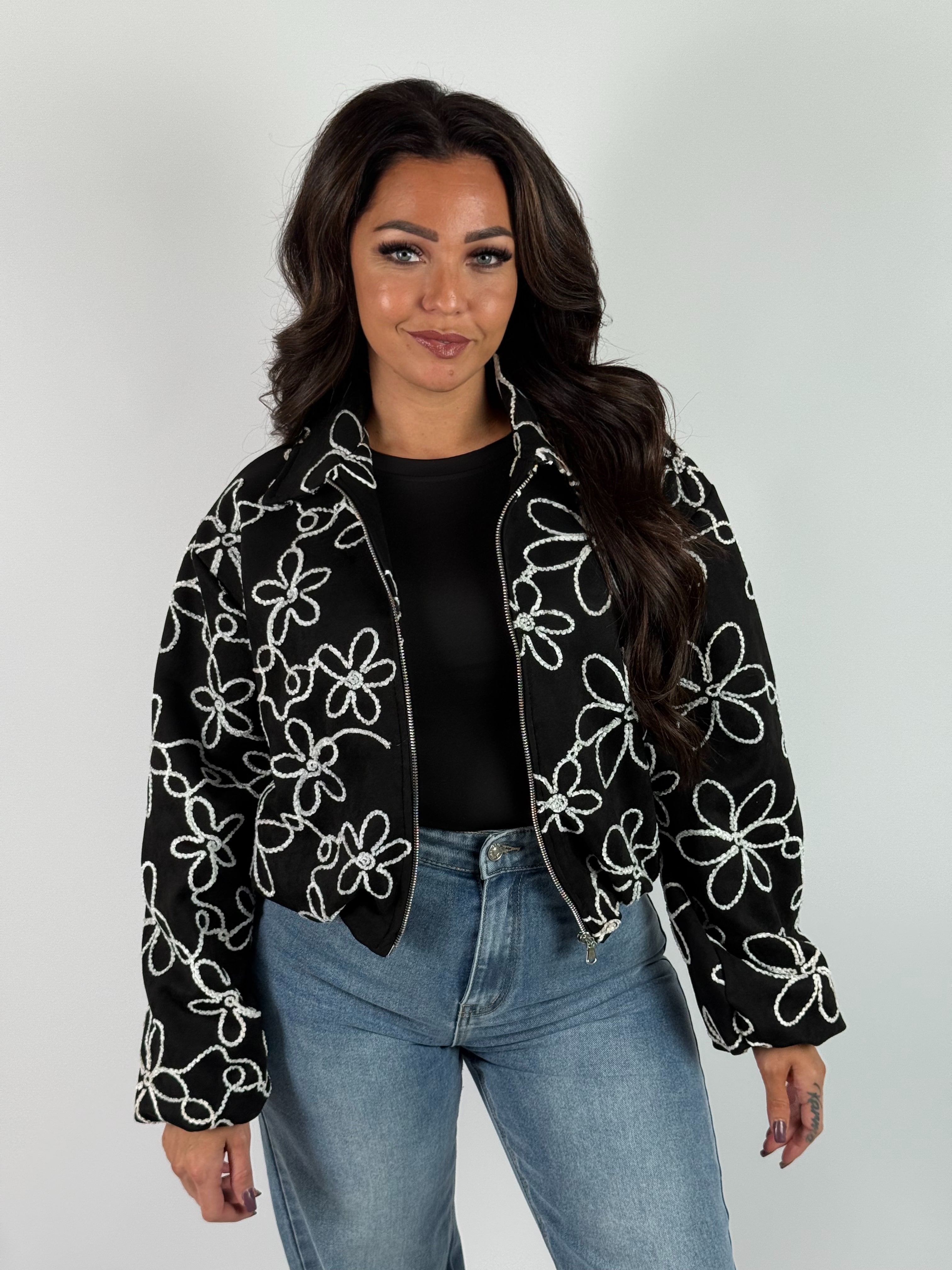 Jack Riva Bloem Zwart