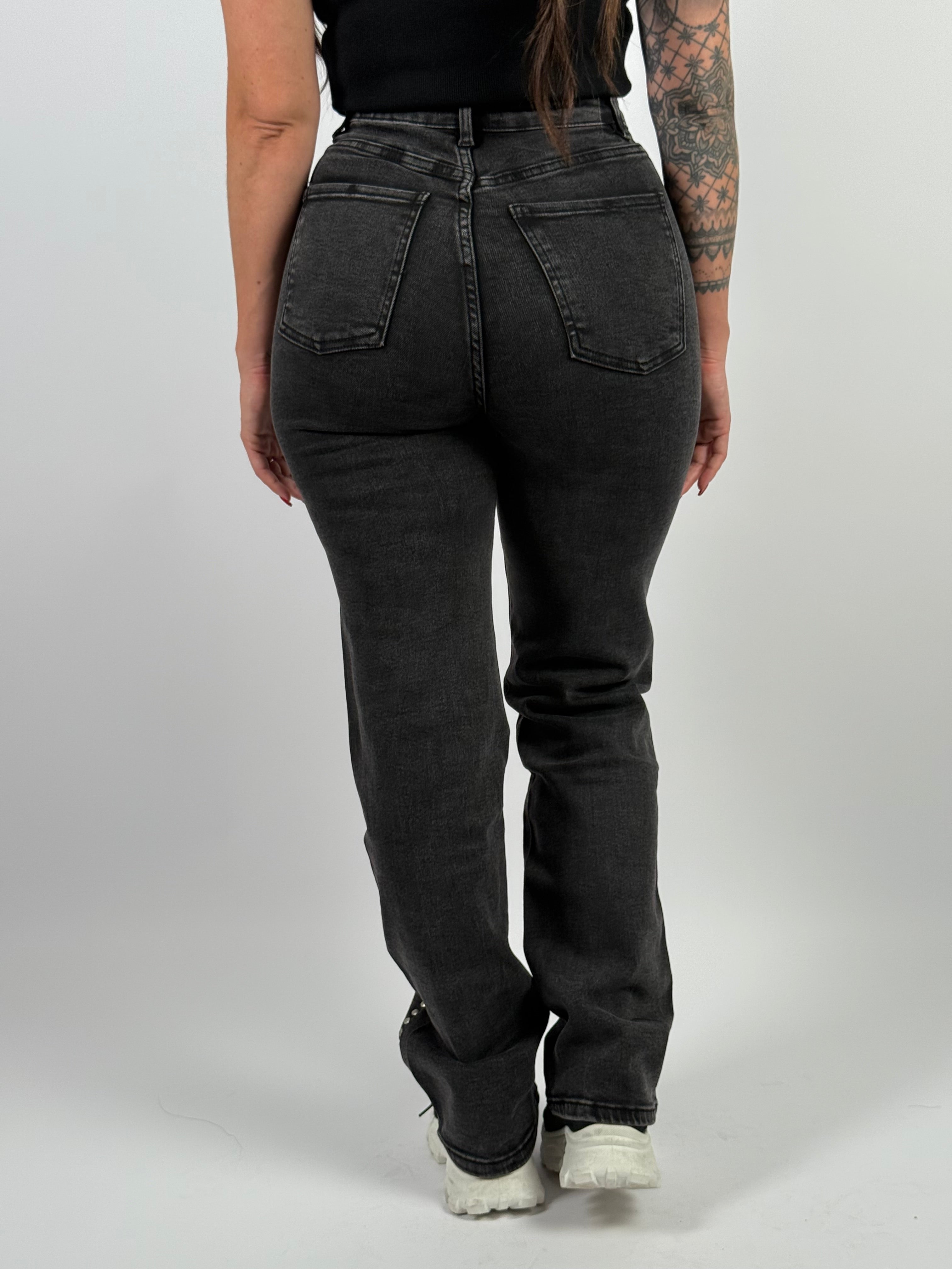 Jeans L 6011-1 Straight Grijs