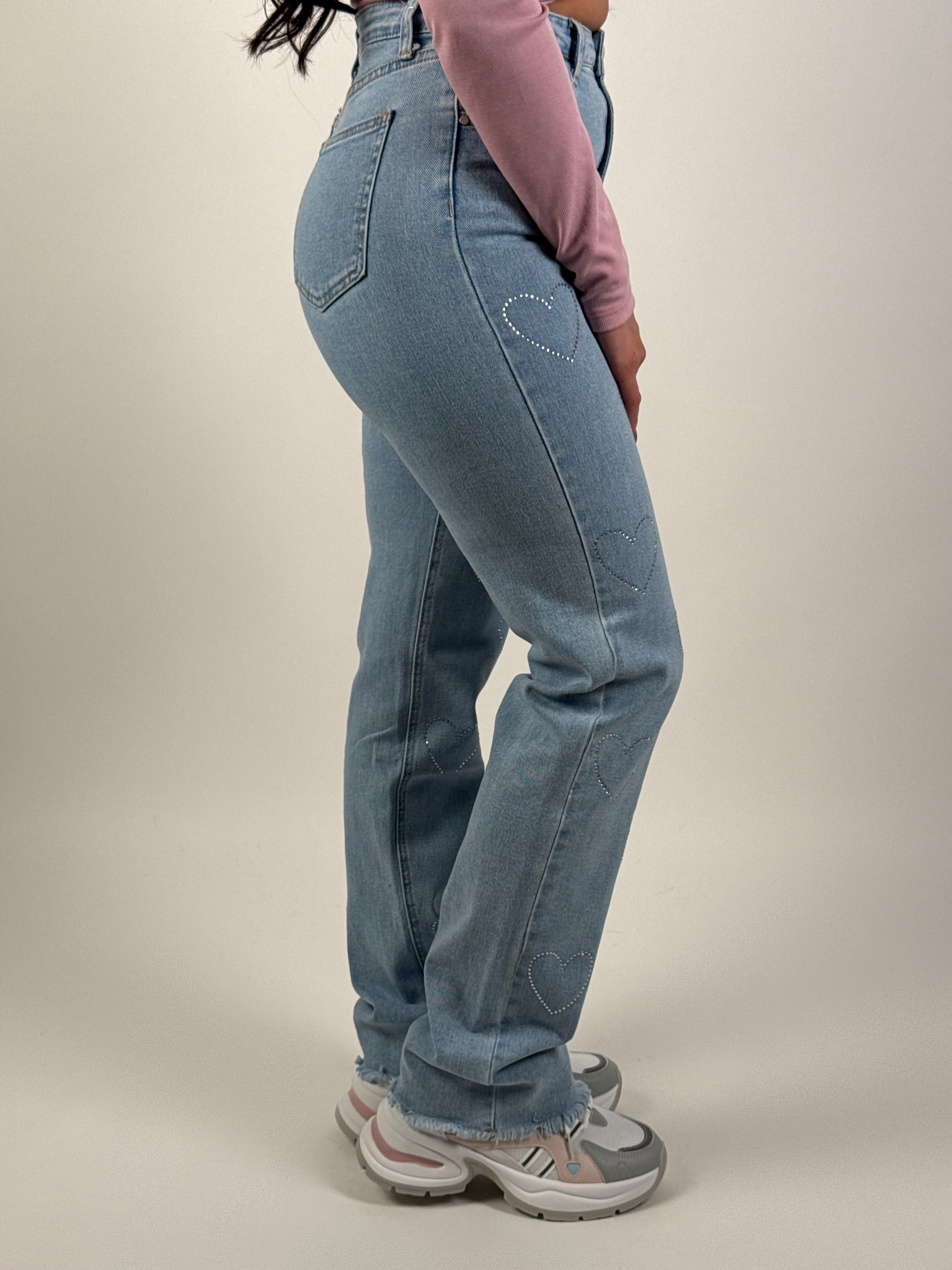 Jeans R 2827 Hart Straight Blauw