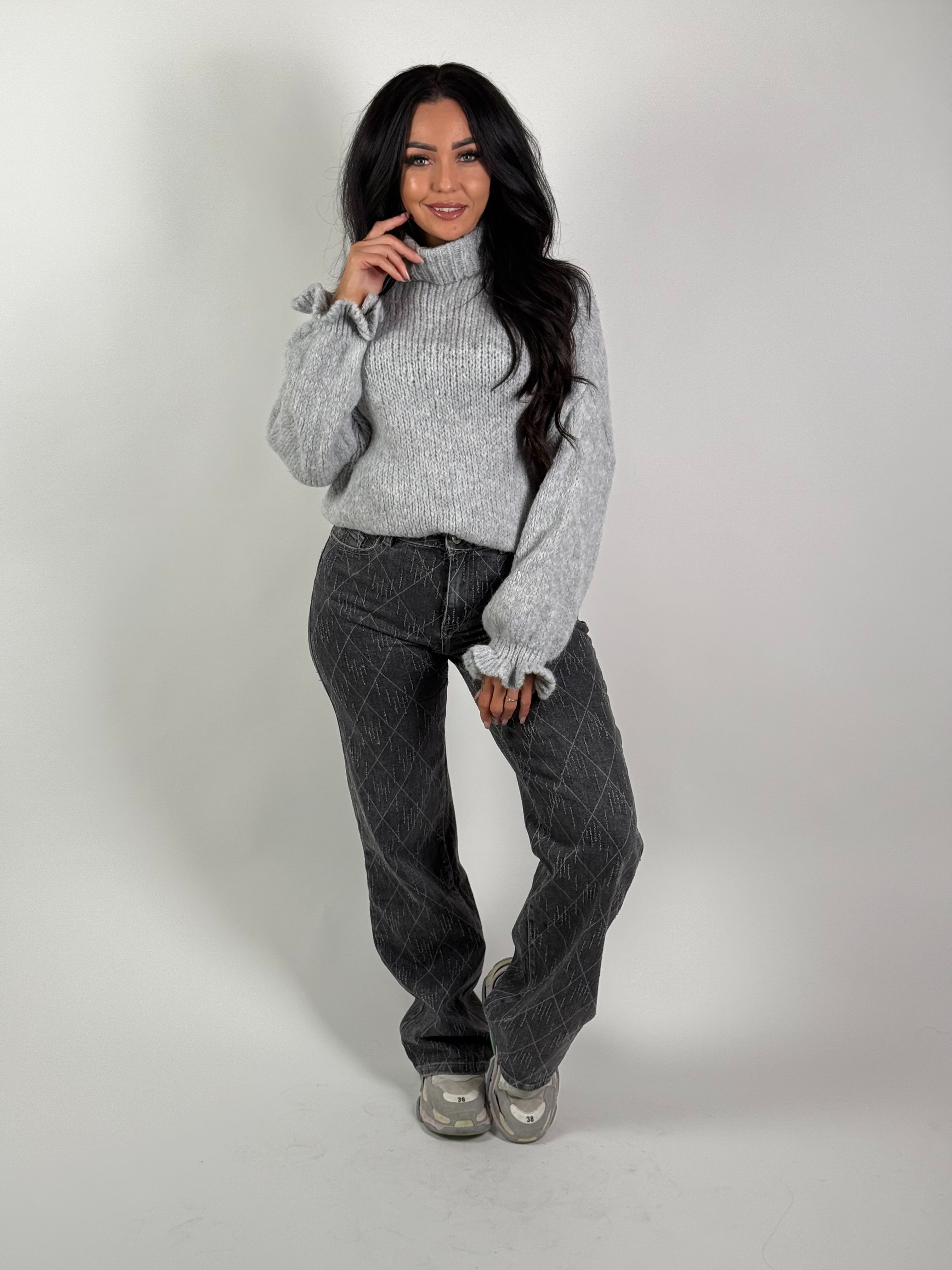 Jeans H 810-2 Wide D. Grijs