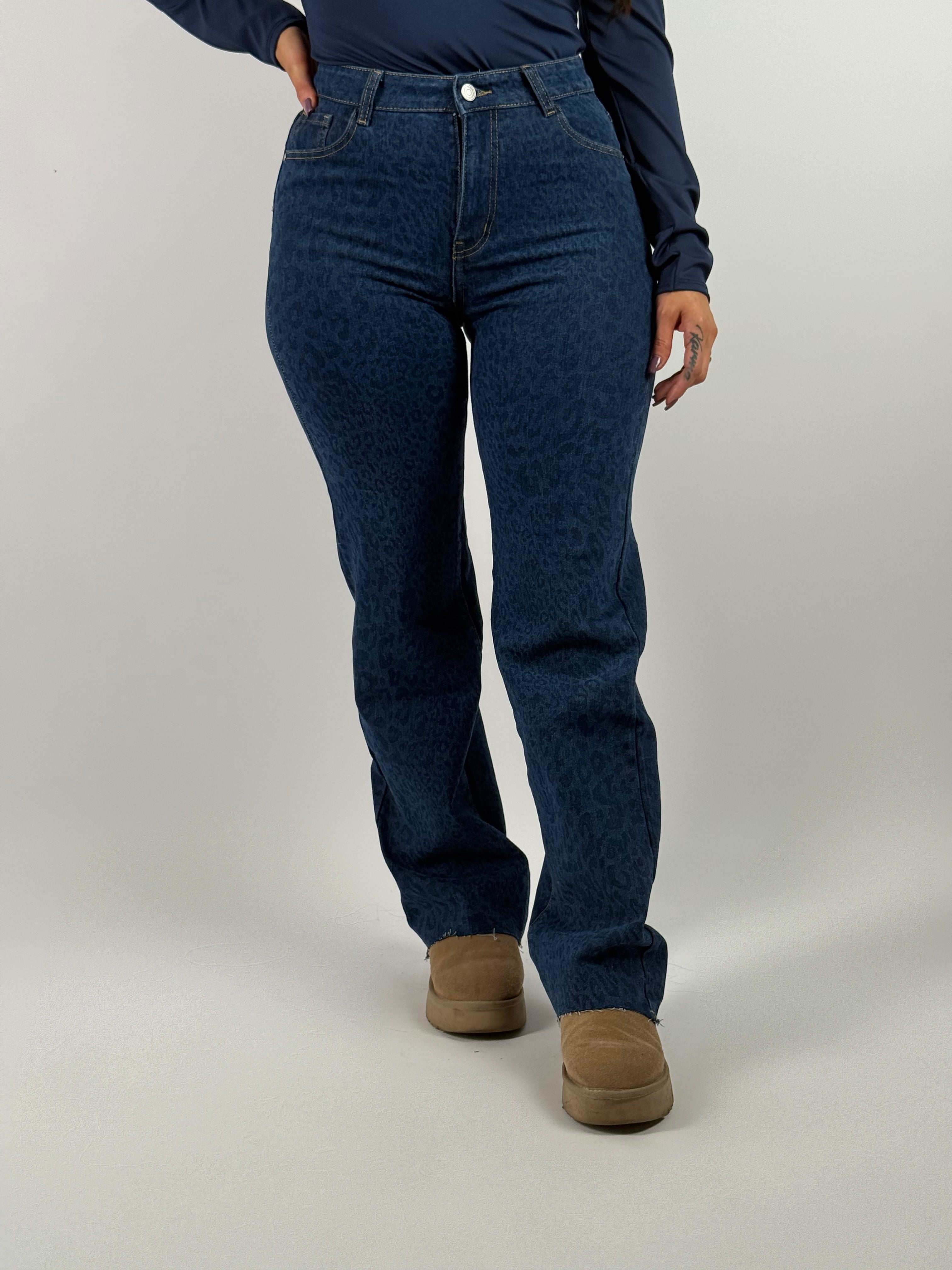 Jeans Y 2106 Leo Wide Leg Blauw