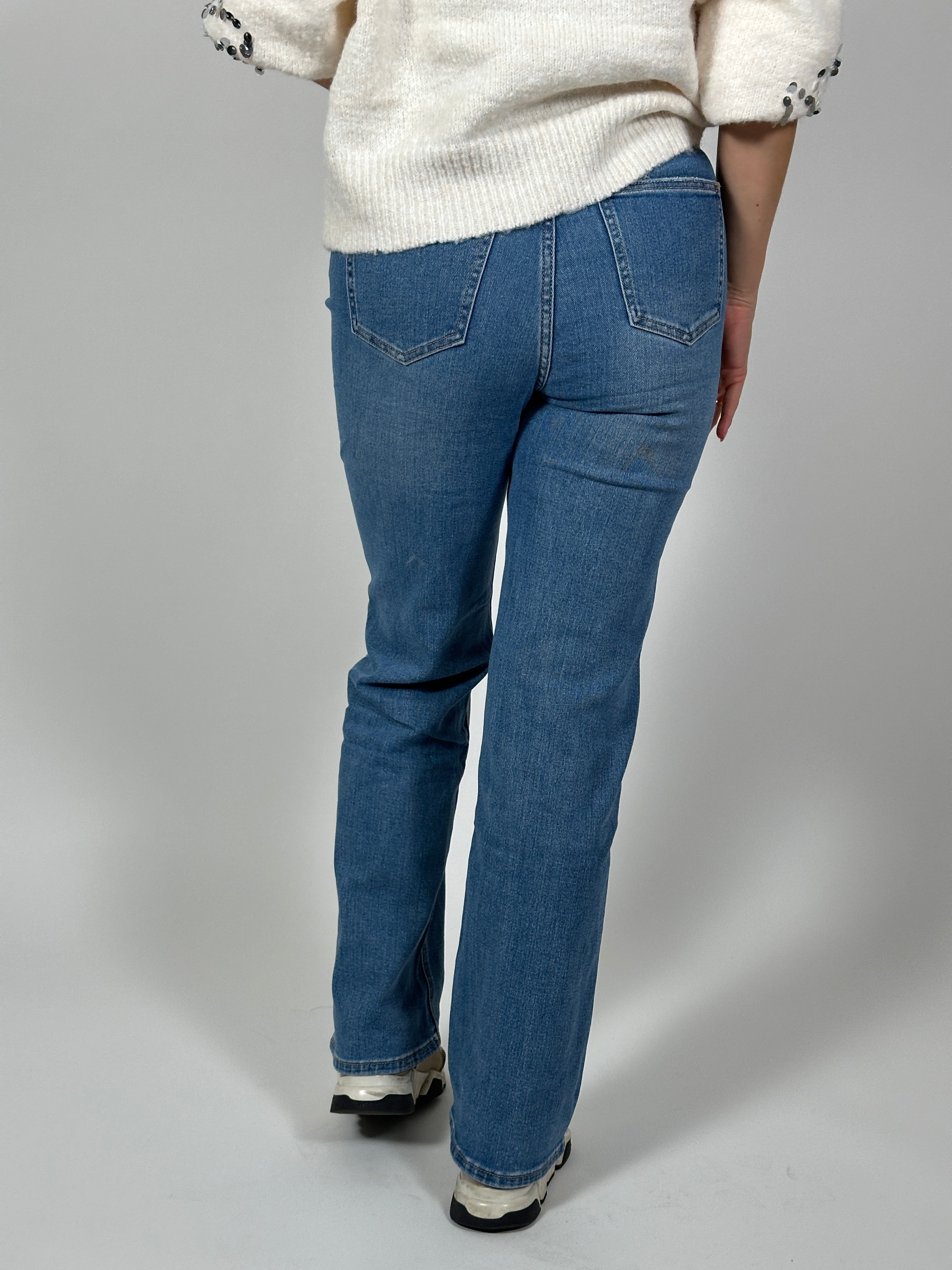 Jeans R 2111 Wide Leg Blauw