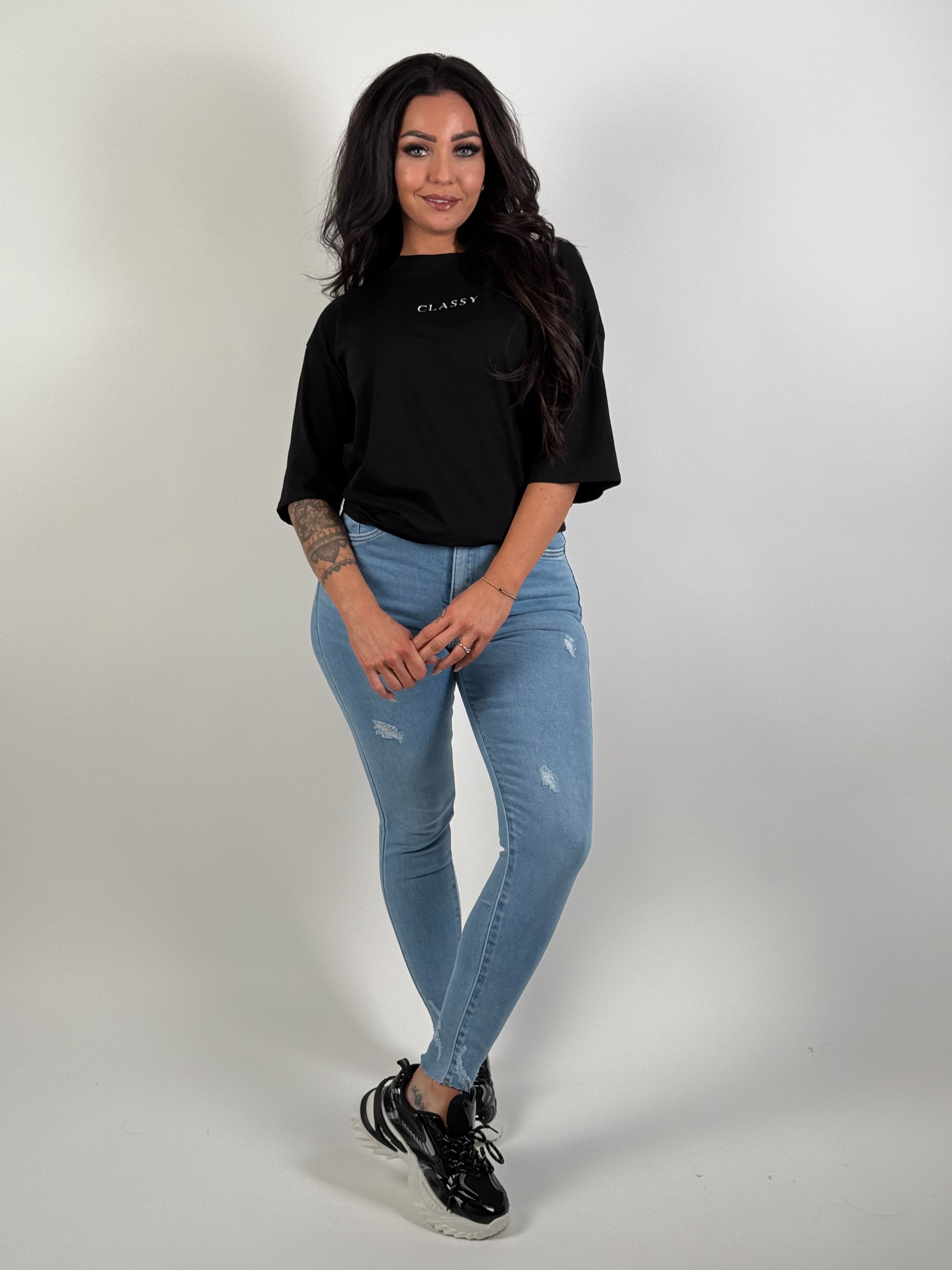 Jeans V 8639 Skinny Blauw