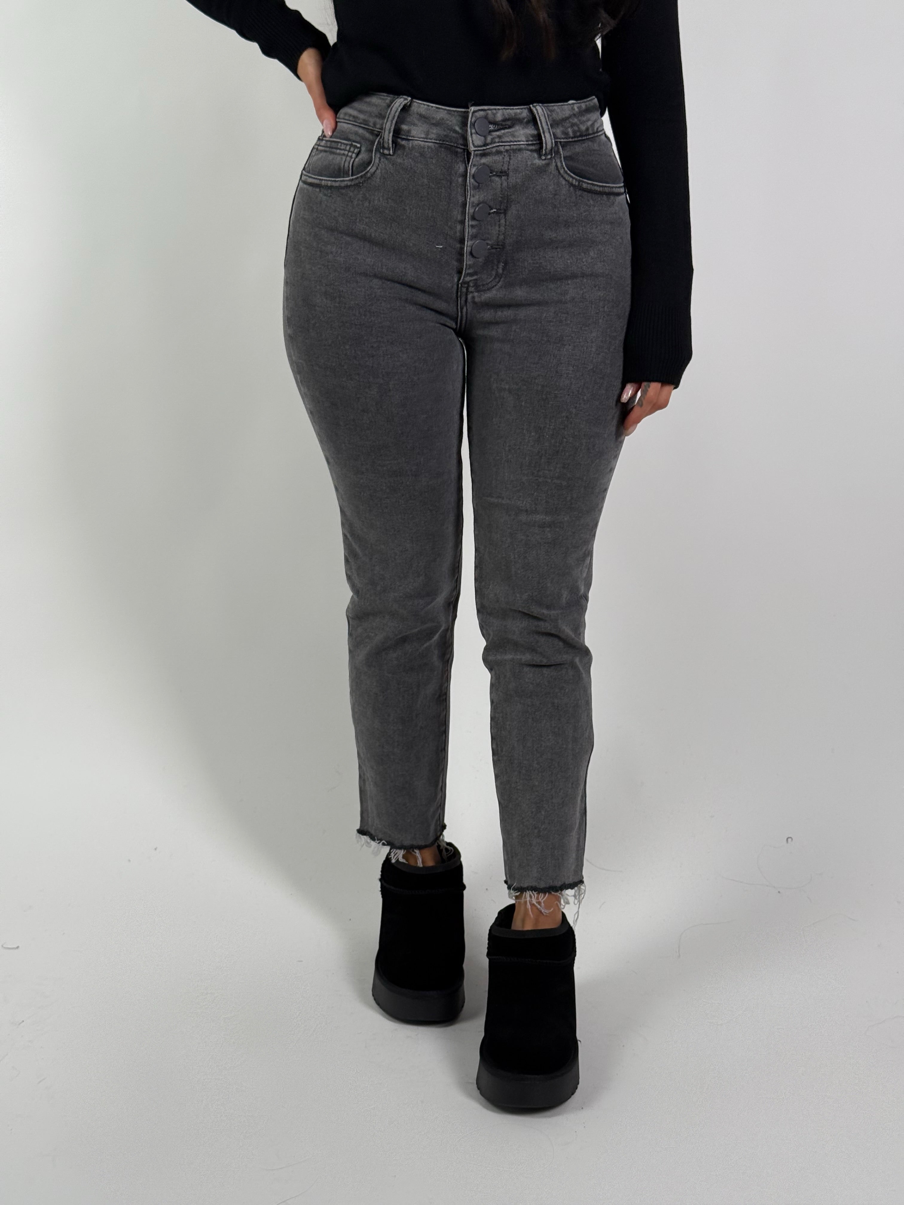 Jeans R Mom 2353 Grijs