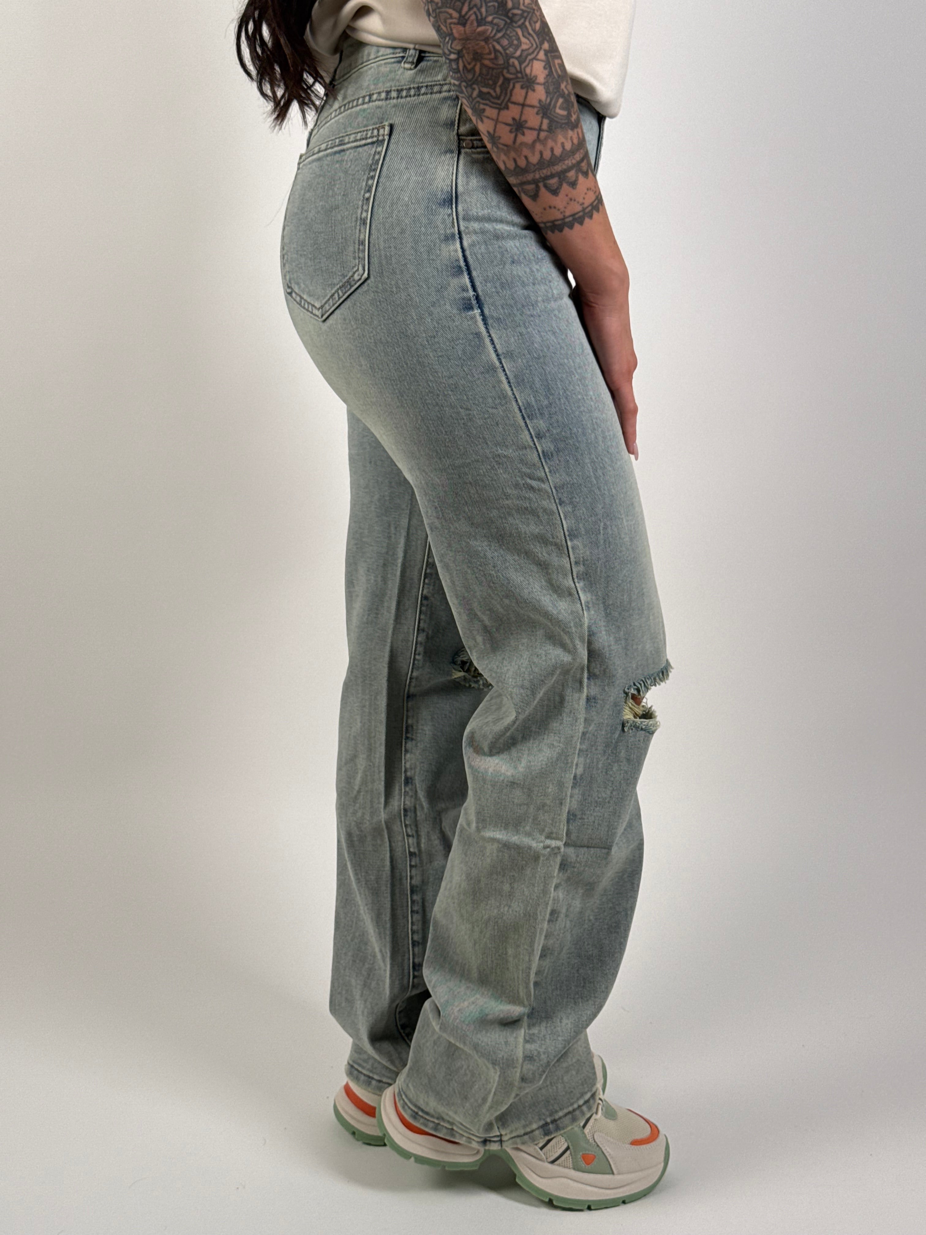 Jeans H 692-2 Wide Leg Blauw