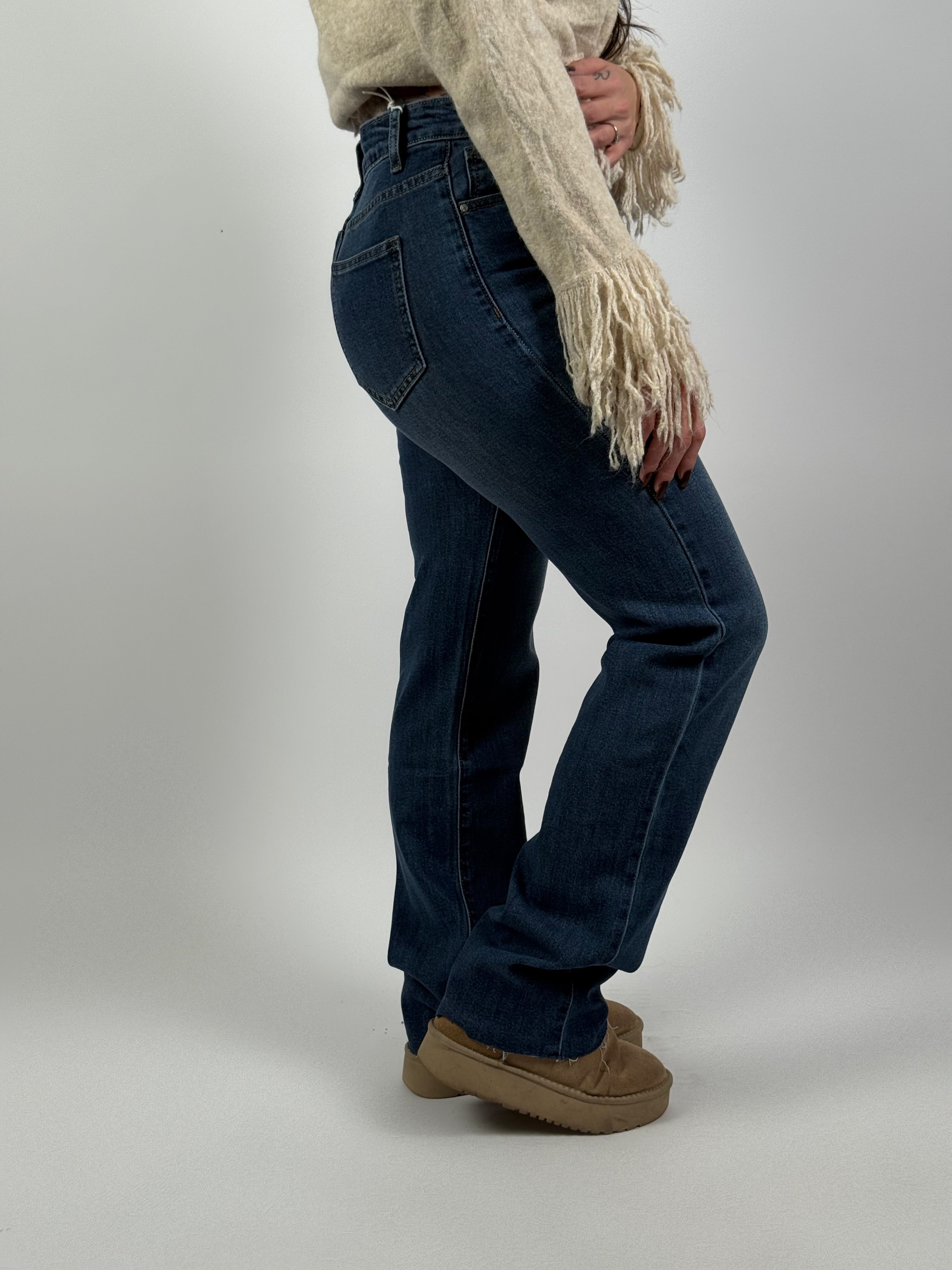 Jeans B 8176 Straight Blauw