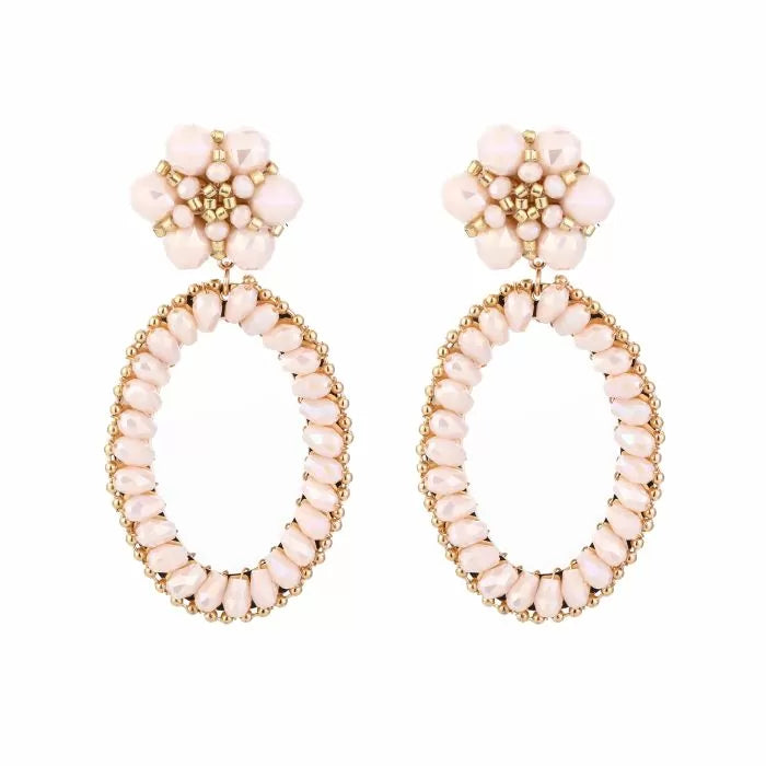Oorbel 17037 Roze