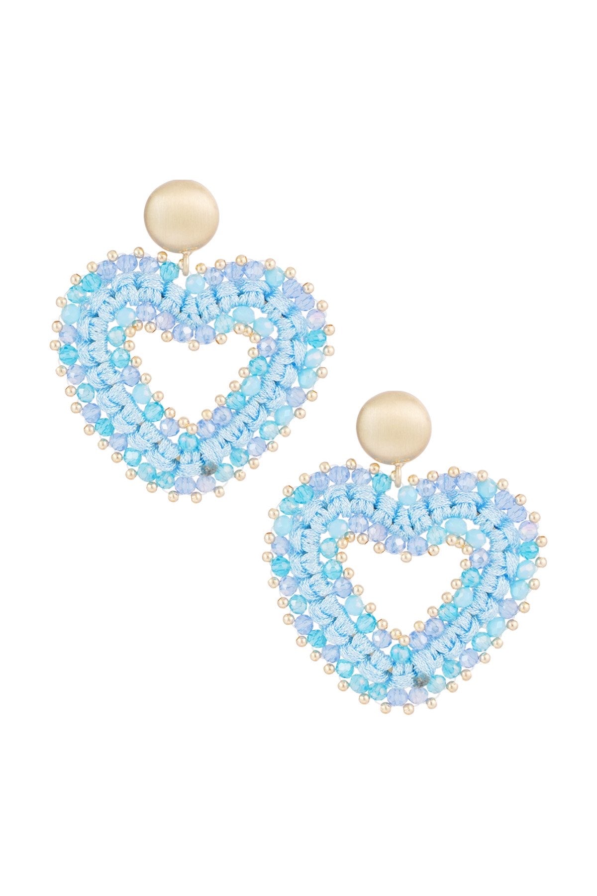 Oorbel 16386 Blauw