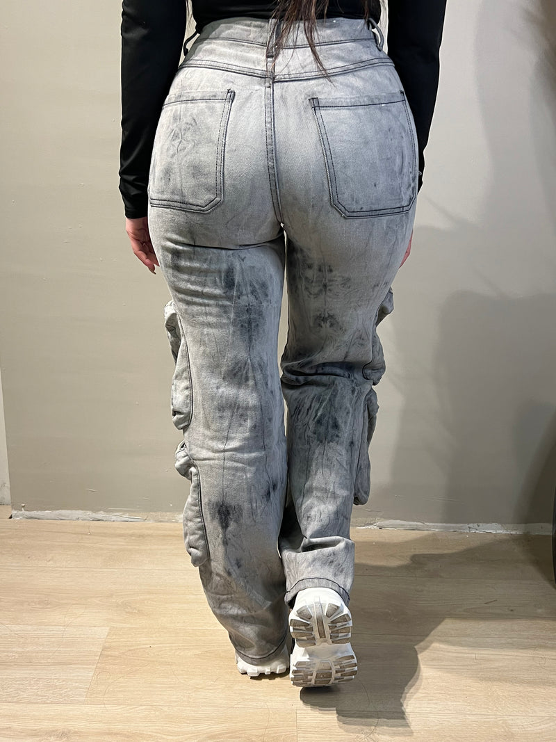 Jeans Cargo Pocket 2210 Grey