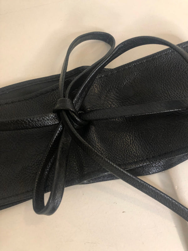 Belt Faux Leather Black