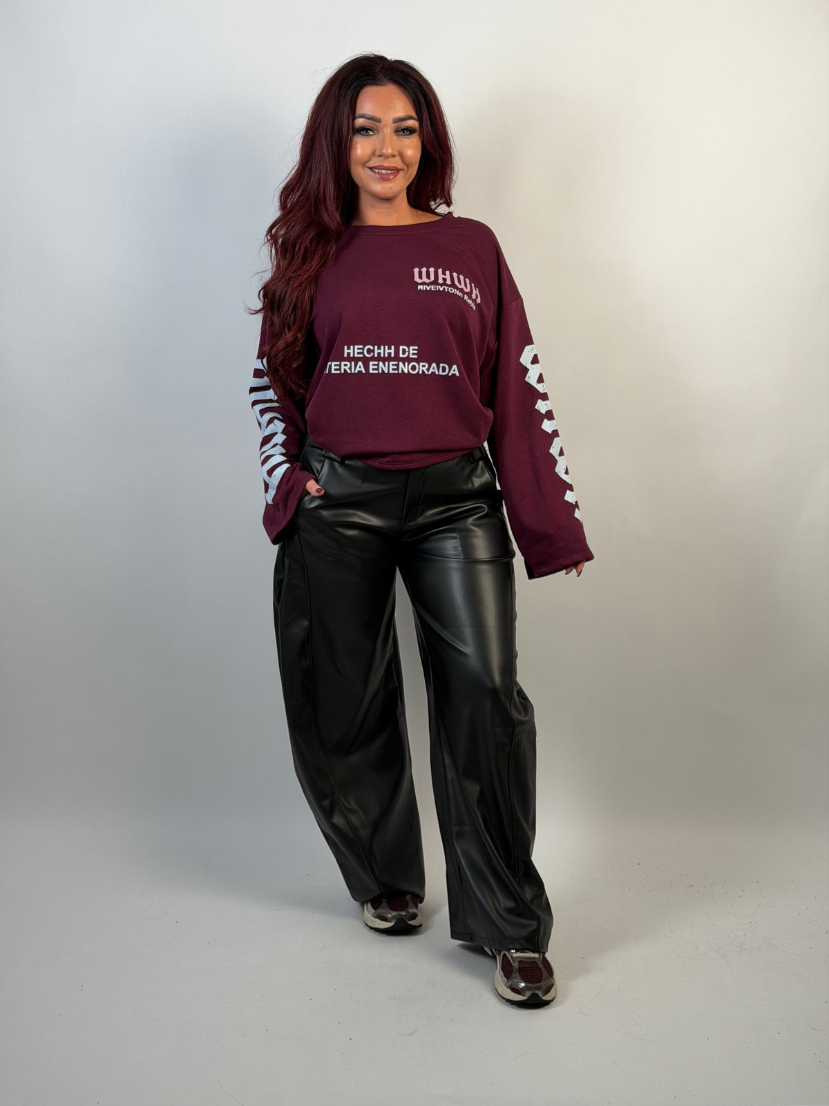 Sweater WH Bordeaux