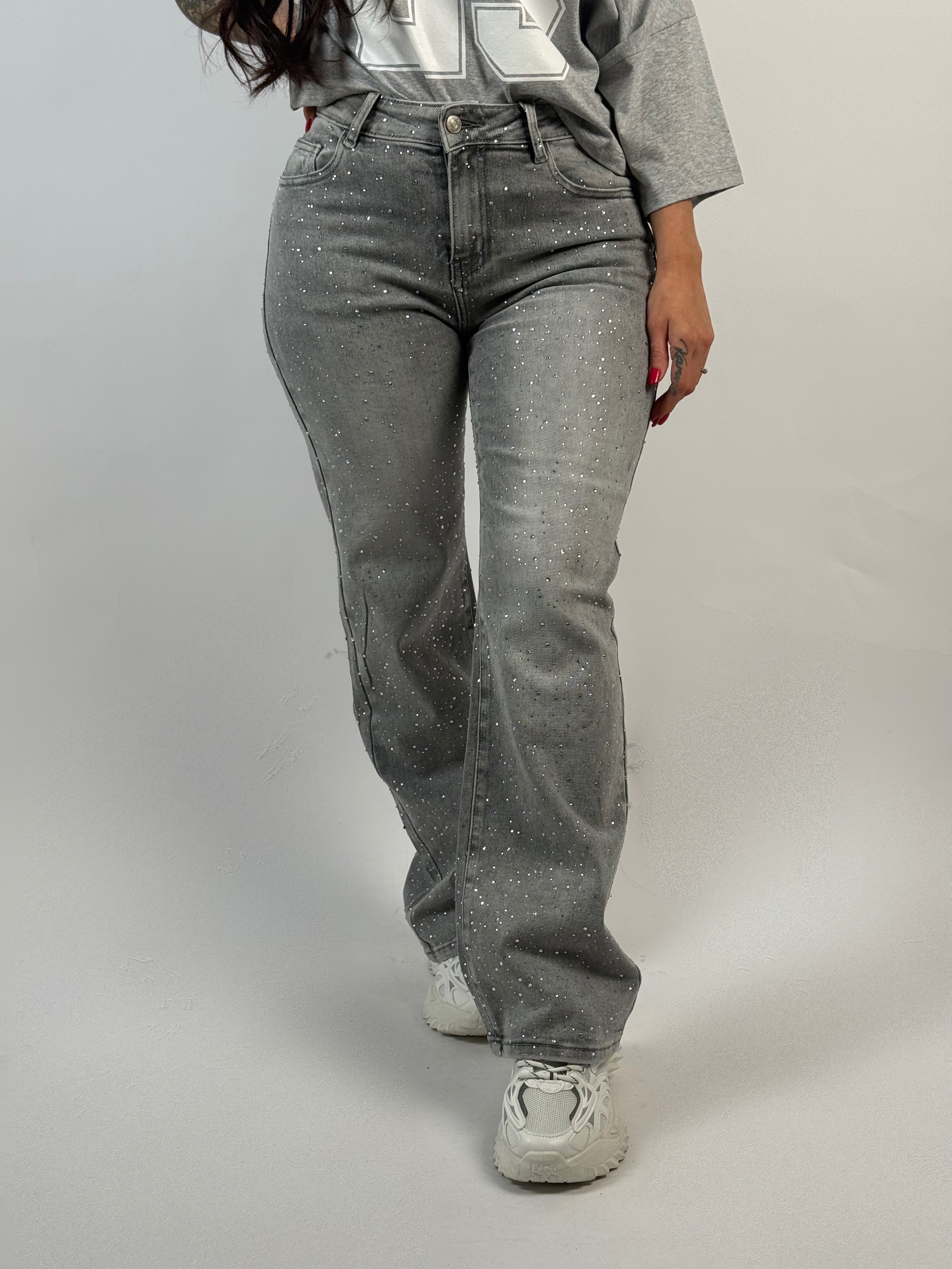 Jeans L 887-6 Wide Grijs