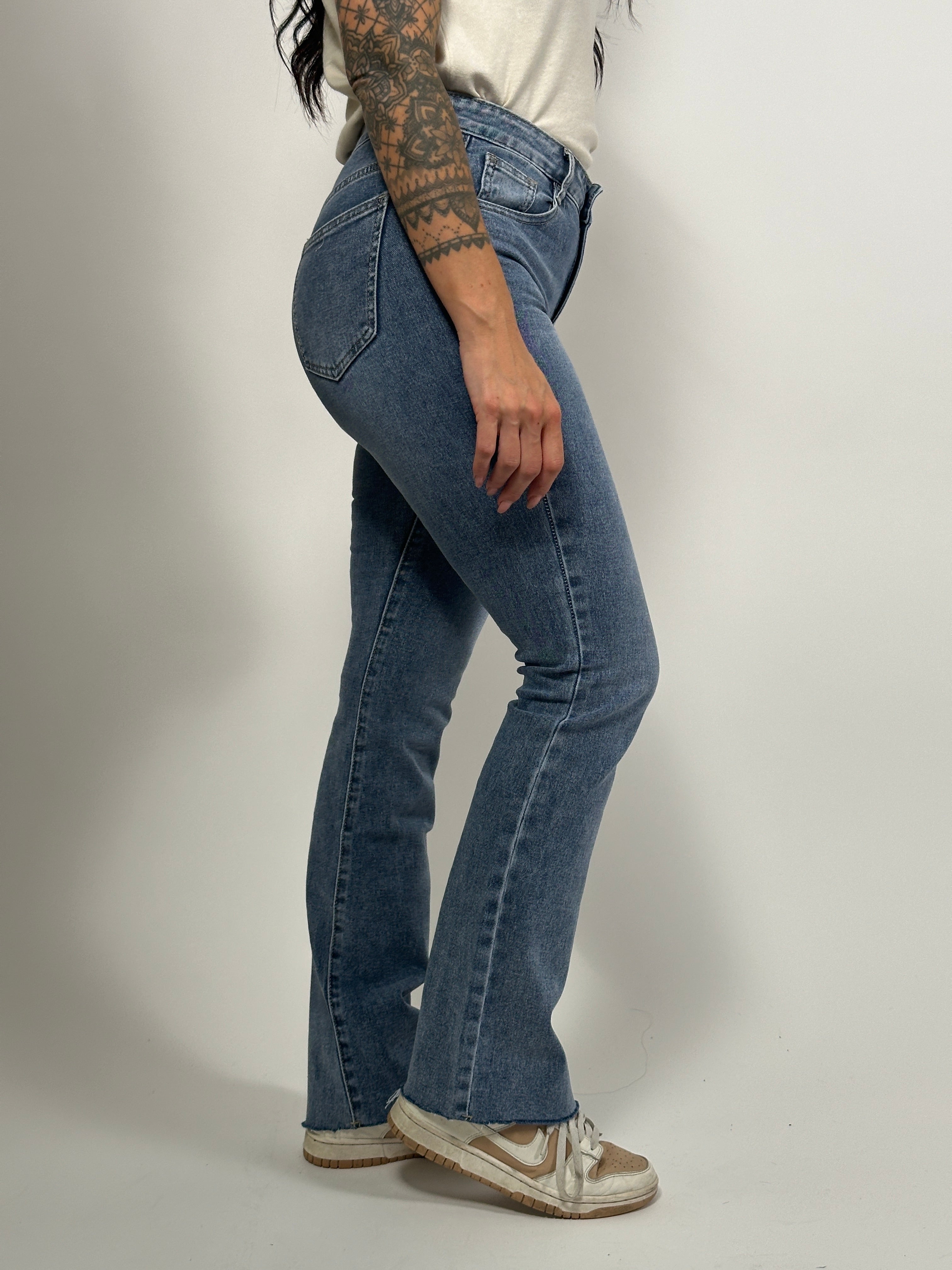 Jeans R 8525-1 Flared Blauw