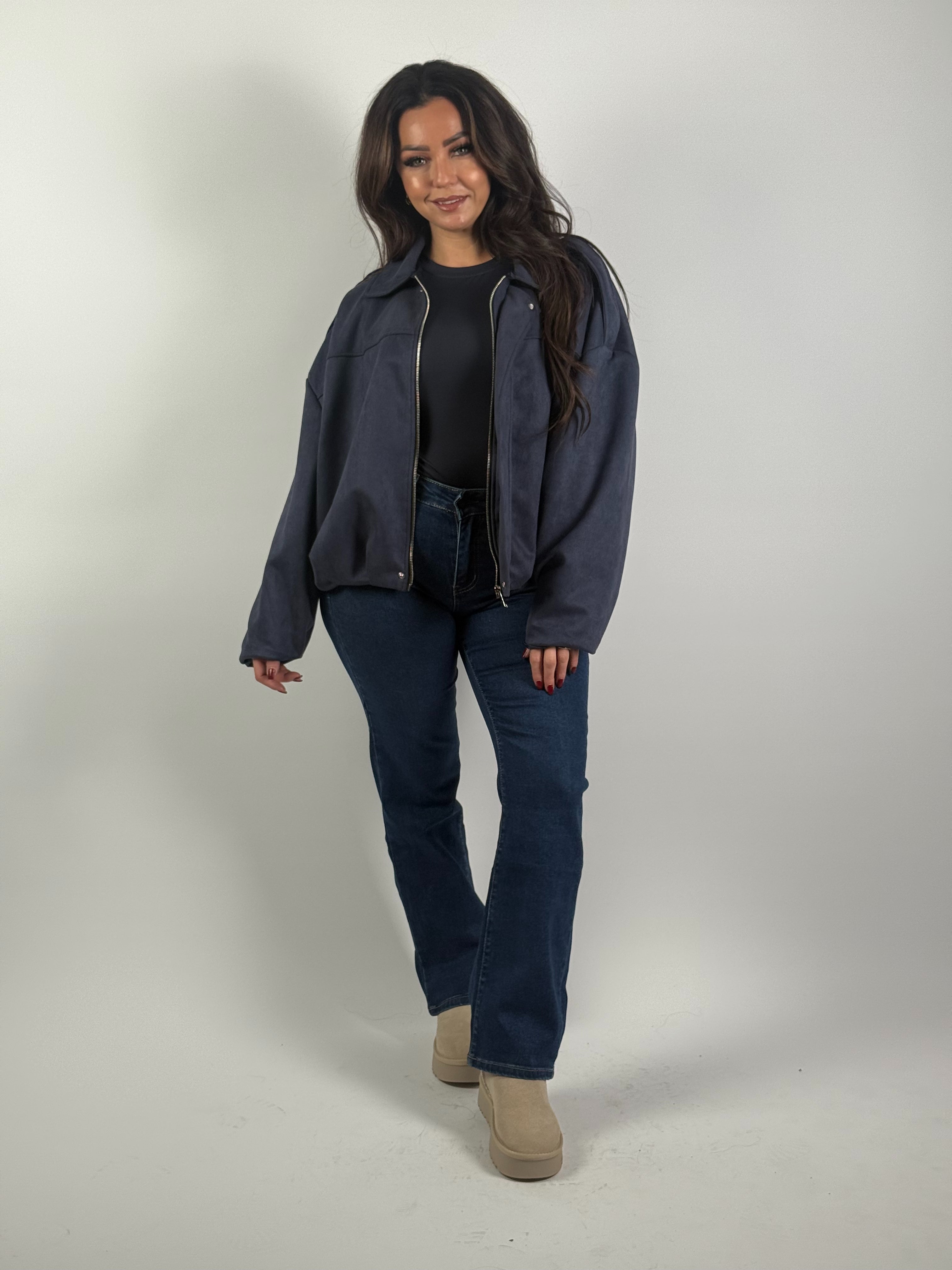 Jeans S 490 Straight Blauw