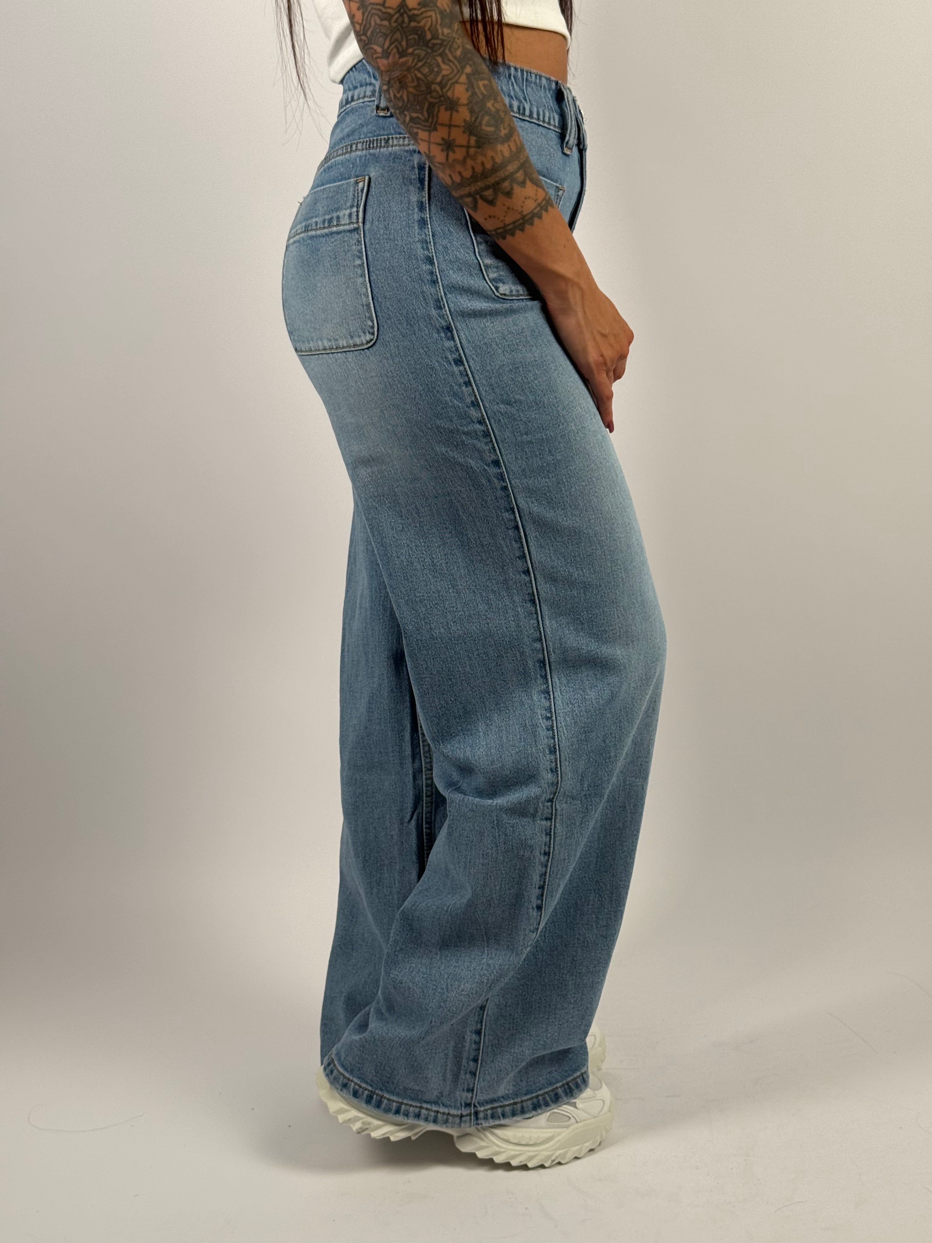 Jeans M 793 Wide Leg Blauw
