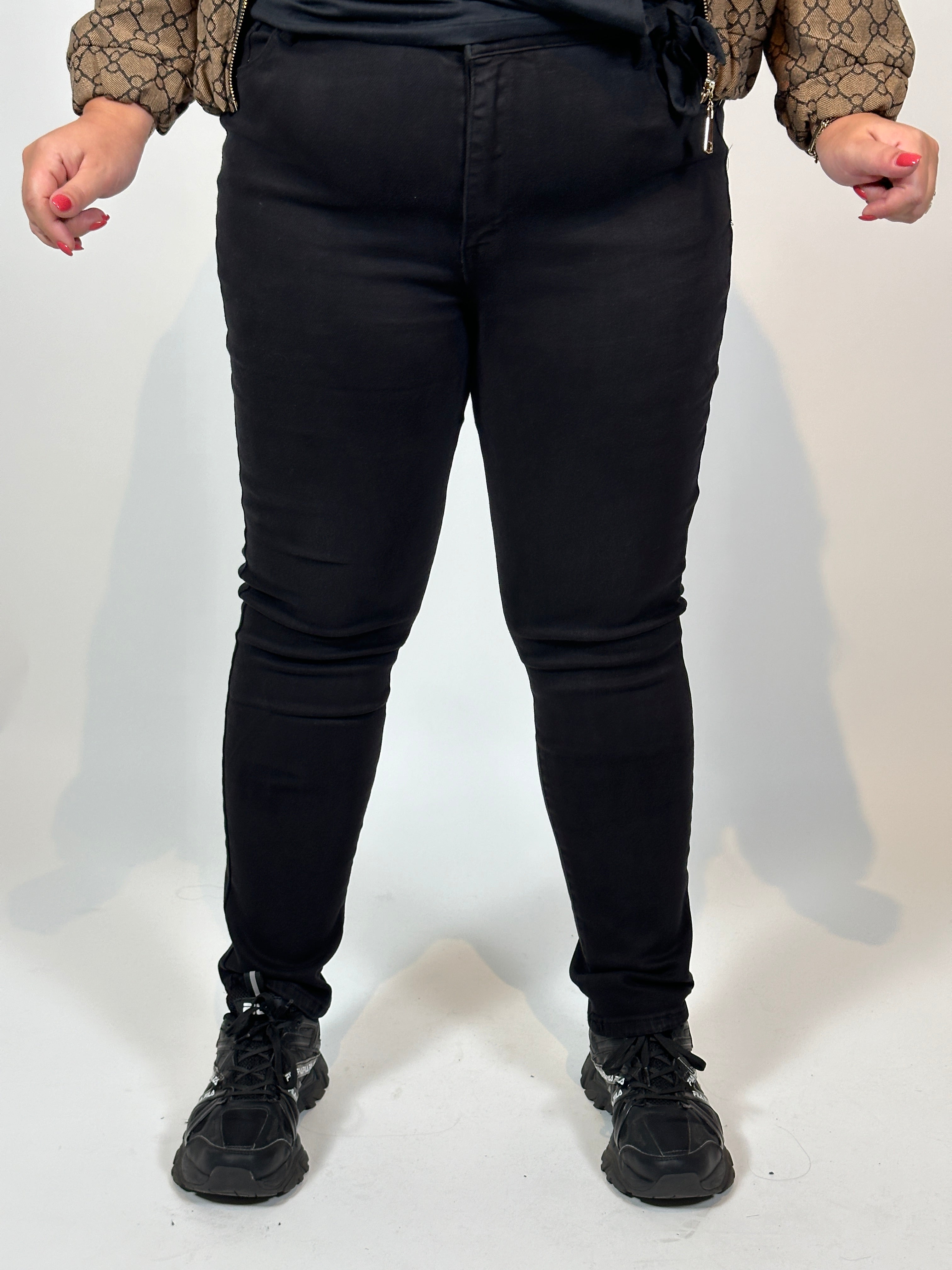 Jeans L 768 Plus Size Zwart