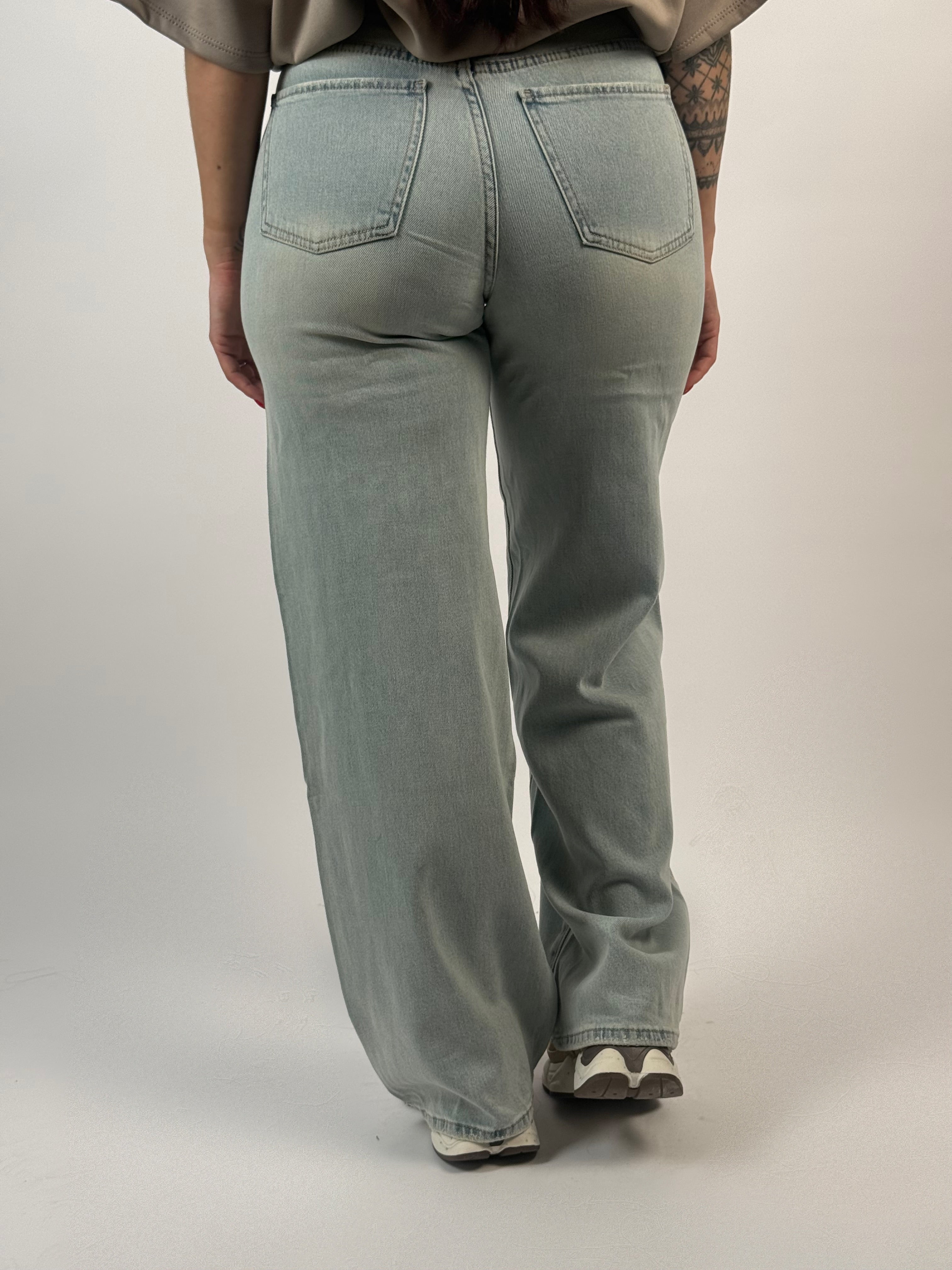 Jeans L 6078-1 Wide Blauw