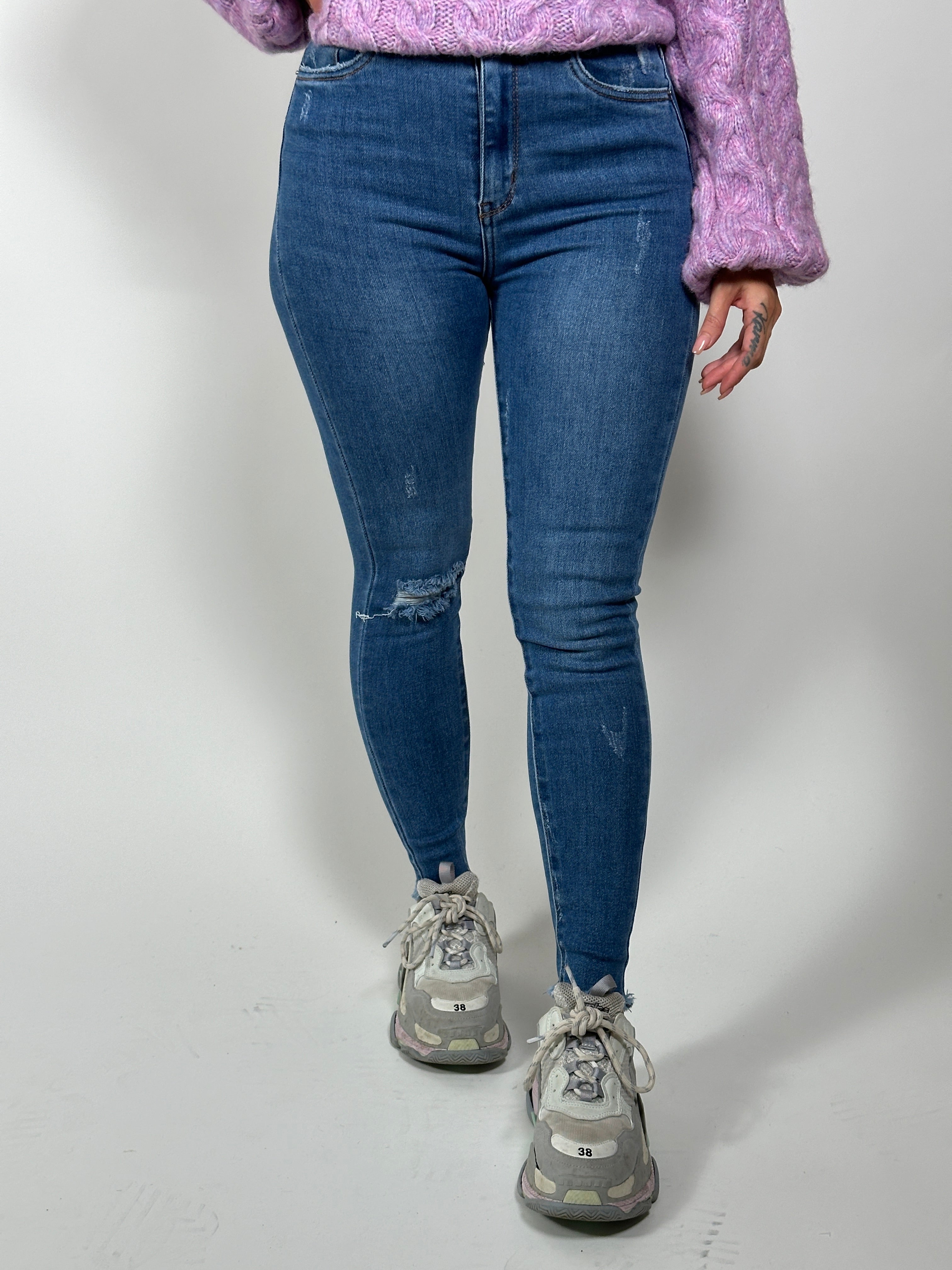 Jeans V 7753 Skinny Blauw